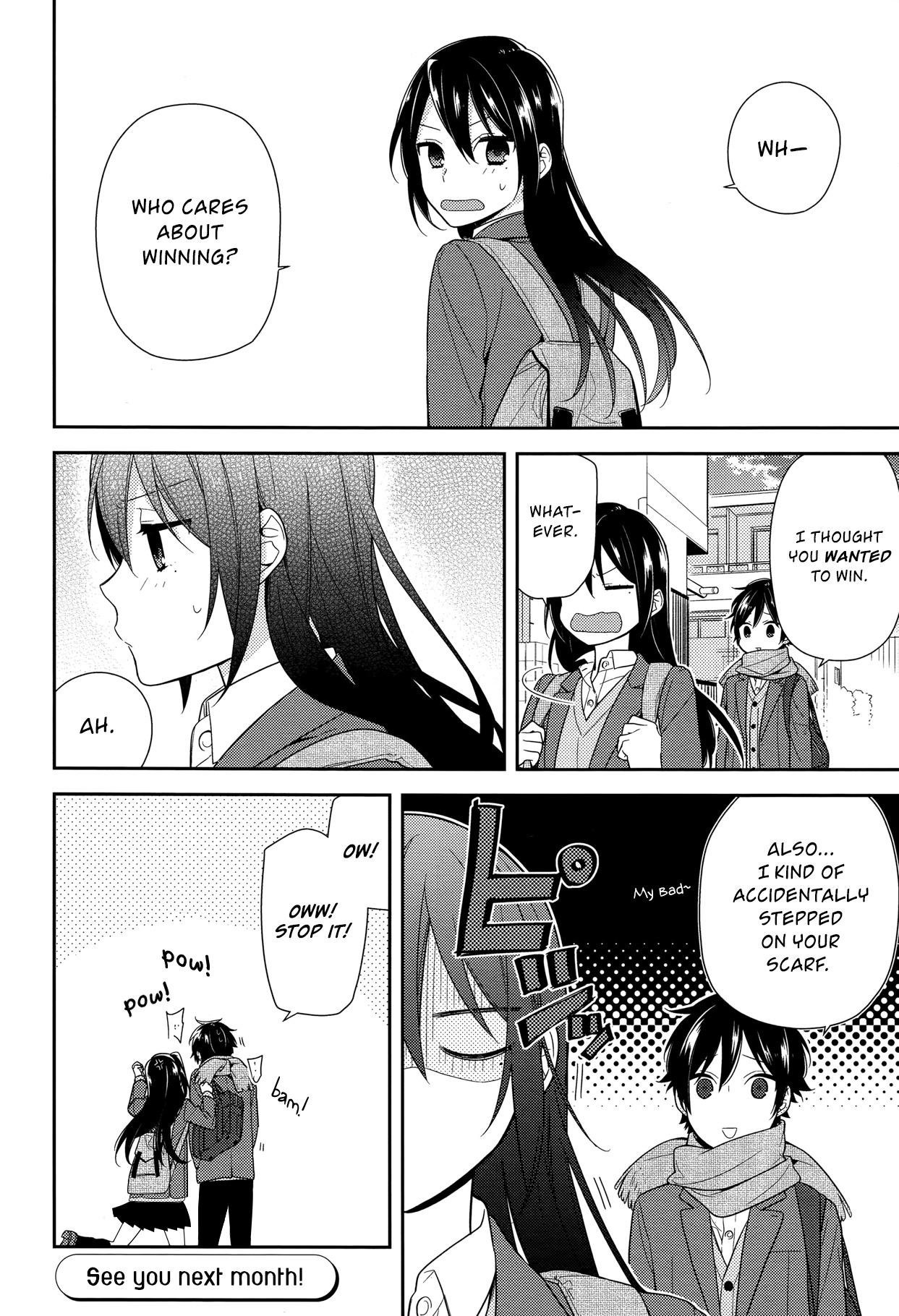 Horimiya Chapter 67 page 25 - Chapter 67: Big Brother's Scarf