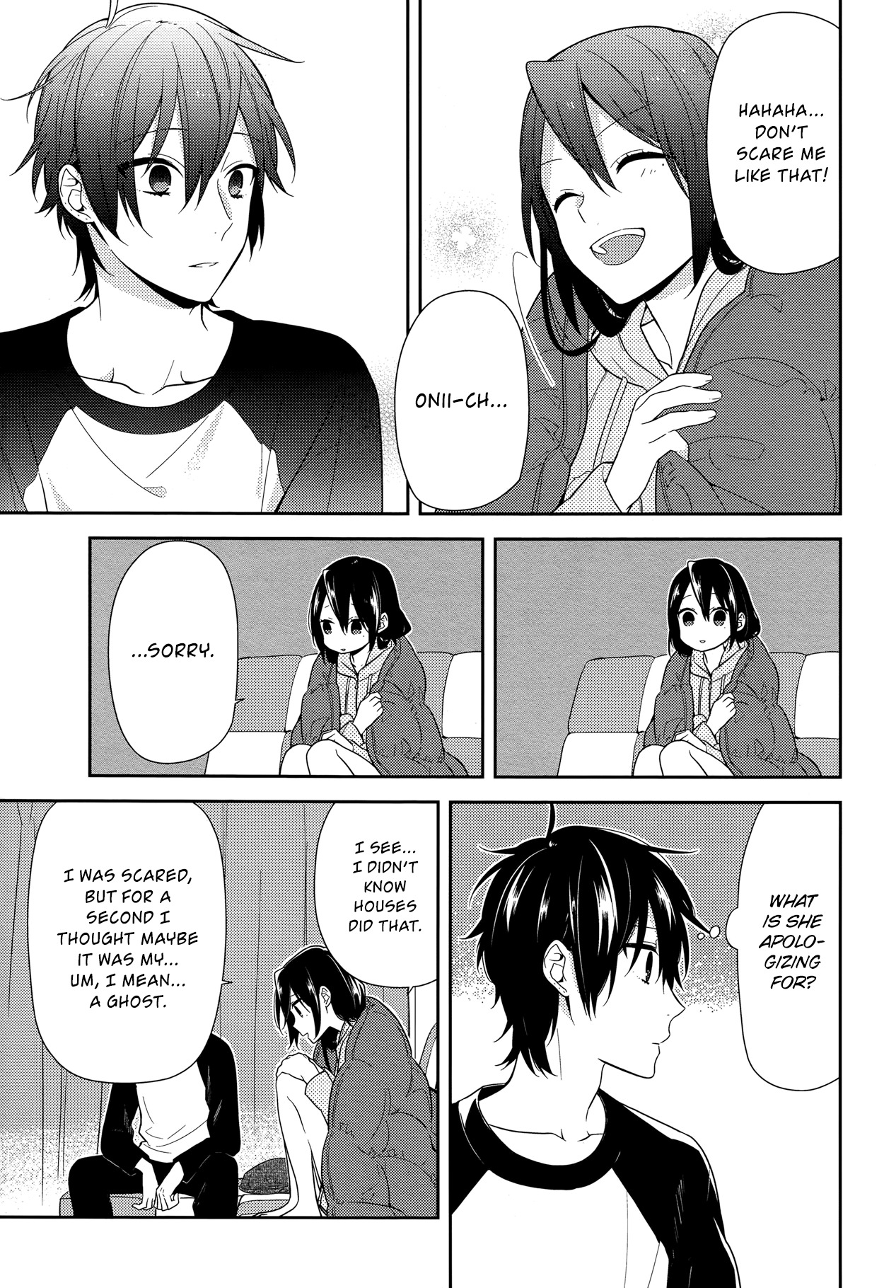 Horimiya Chapter 67 page 8 - Chapter 67: Big Brother's Scarf