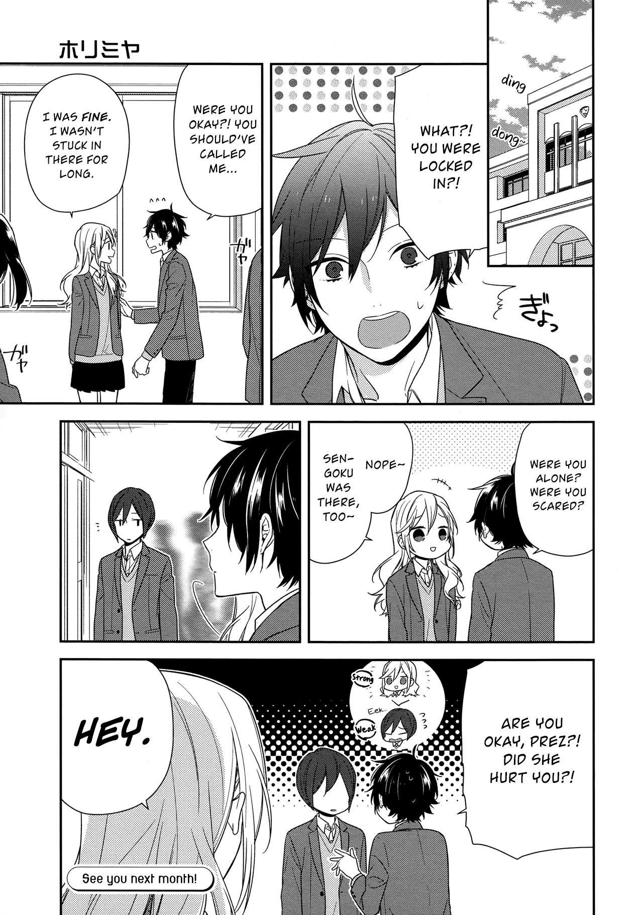 Horimiya Chapter 69 page 9 - Chapter 69: Panic