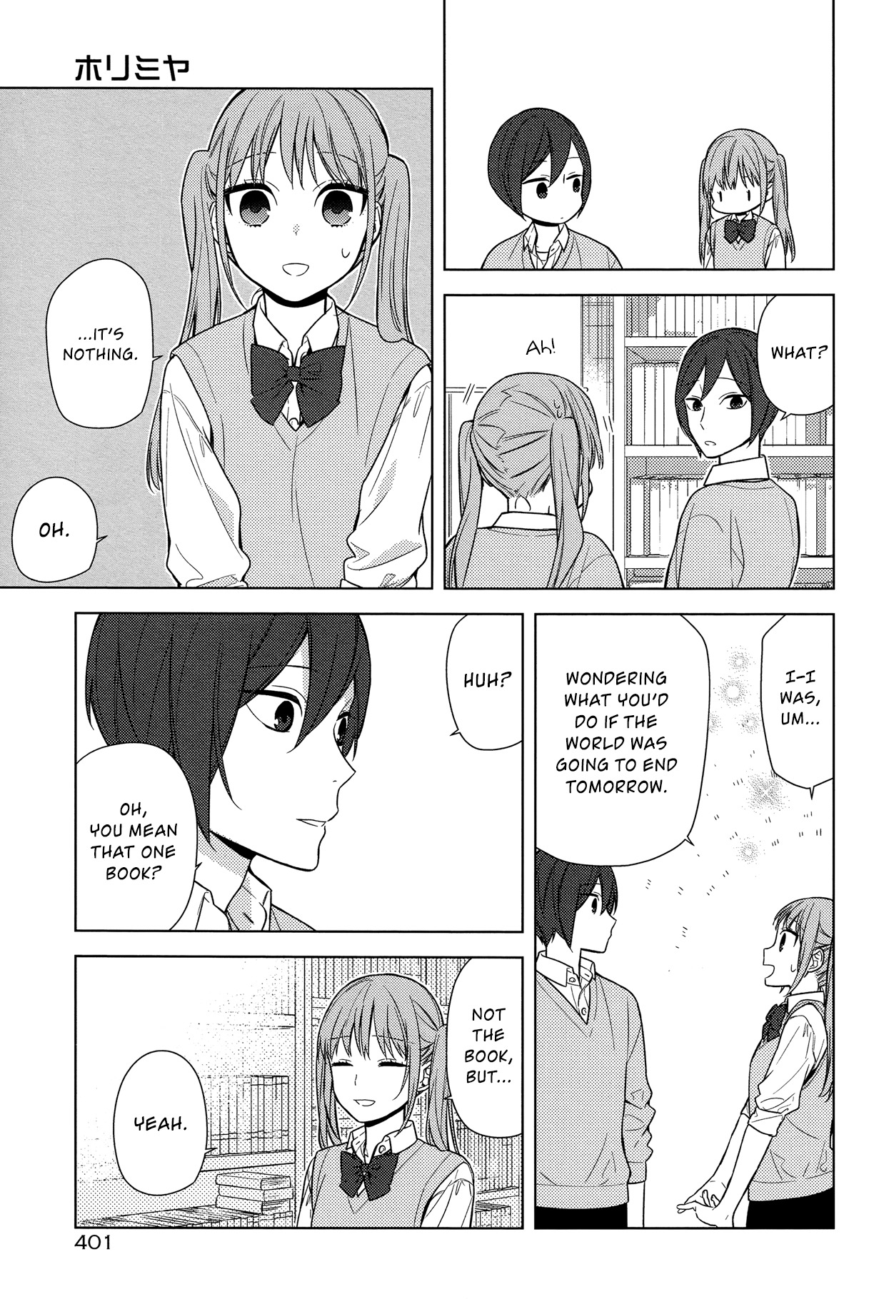 Horimiya Chapter 70 page 21 - Chapter 70: The Day Before the World Ends