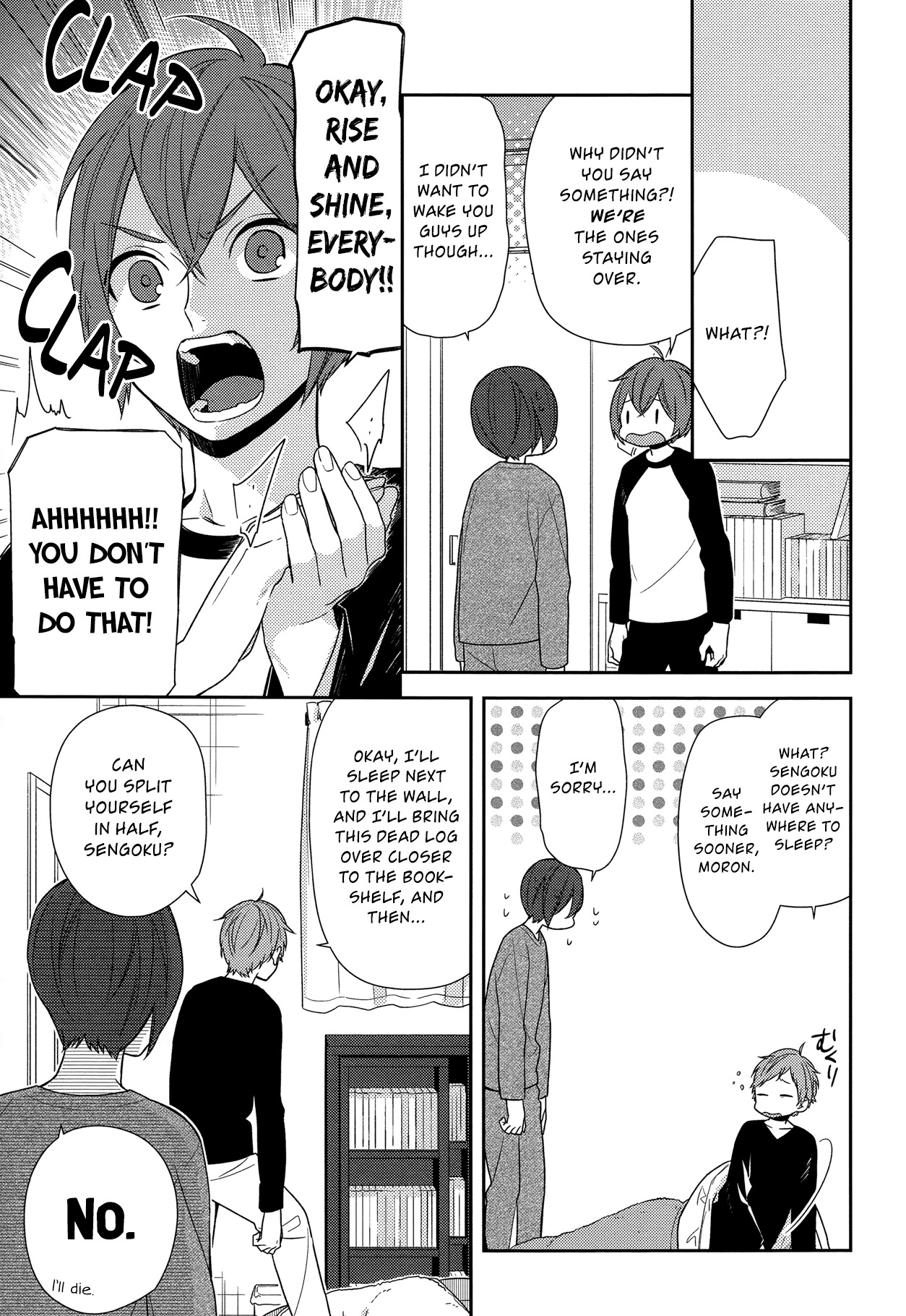 Horimiya Chapter 72 page 11 - Chapter 72: Bedroom at 1am
