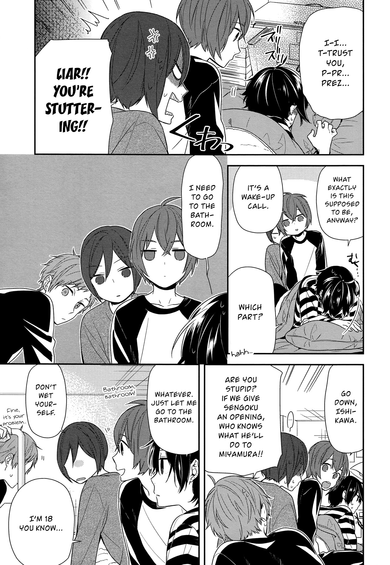 Horimiya Chapter 72 page 23 - Chapter 72: Bedroom at 1am
