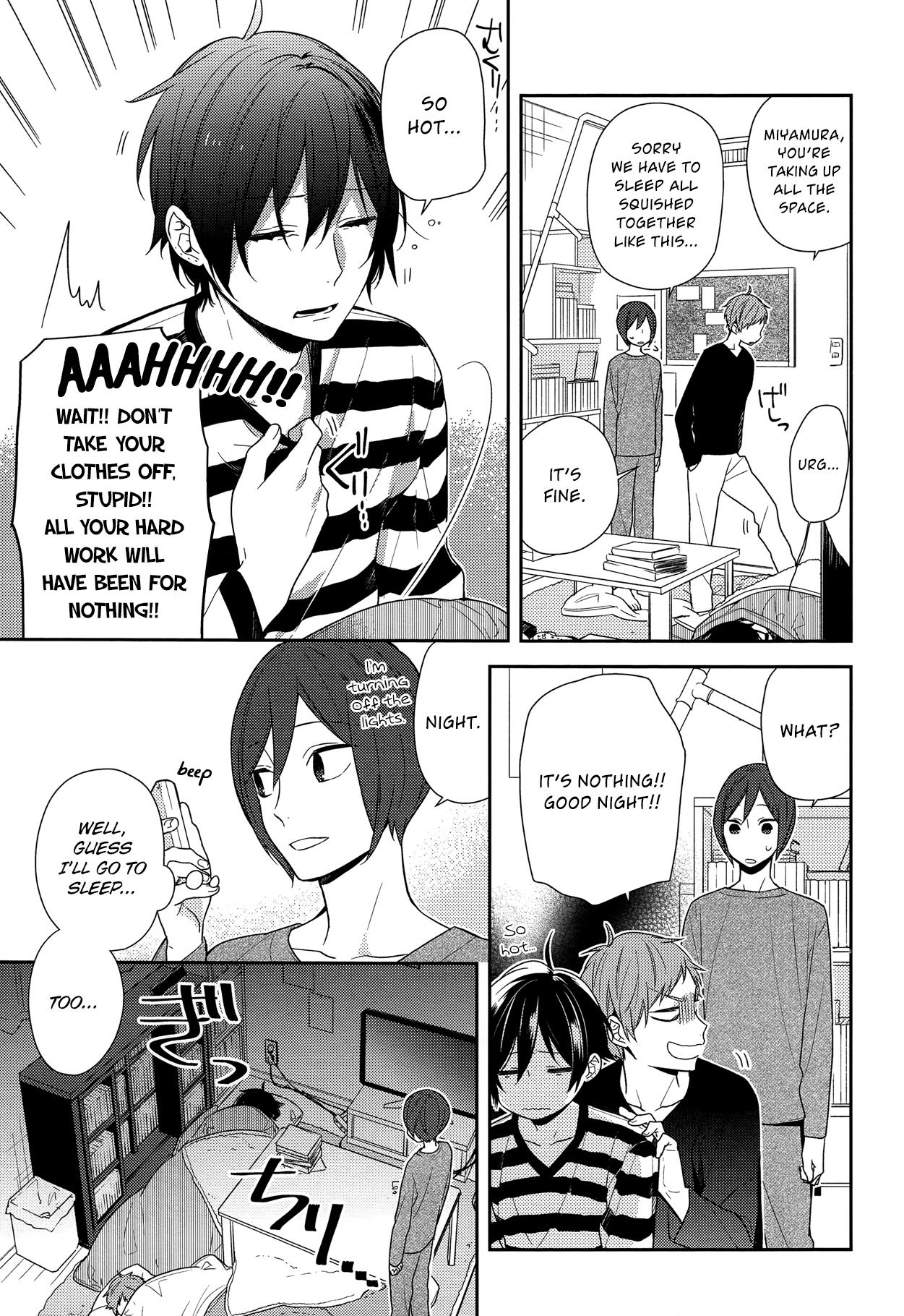 Horimiya Chapter 72 page 7 - Chapter 72: Bedroom at 1am