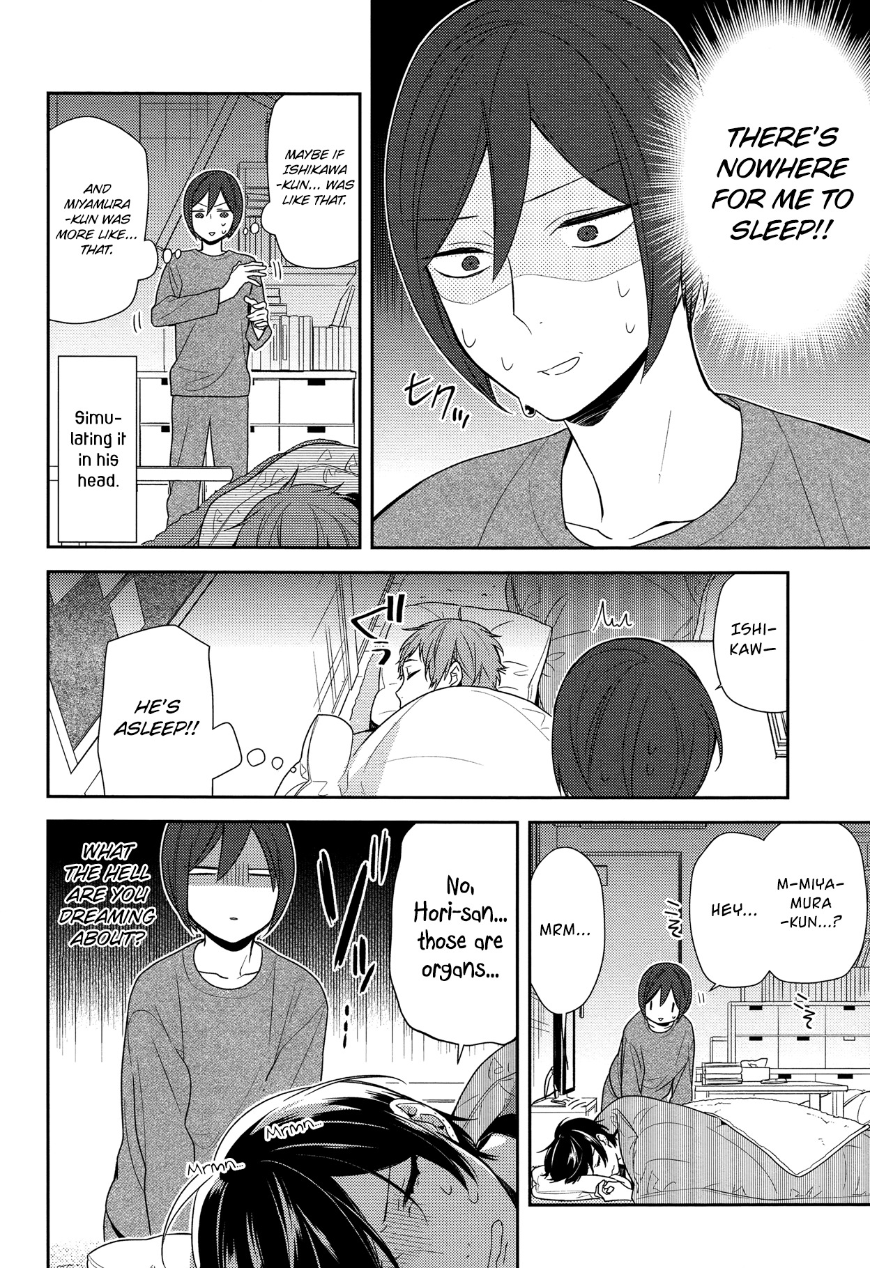 Horimiya Chapter 72 page 8 - Chapter 72: Bedroom at 1am