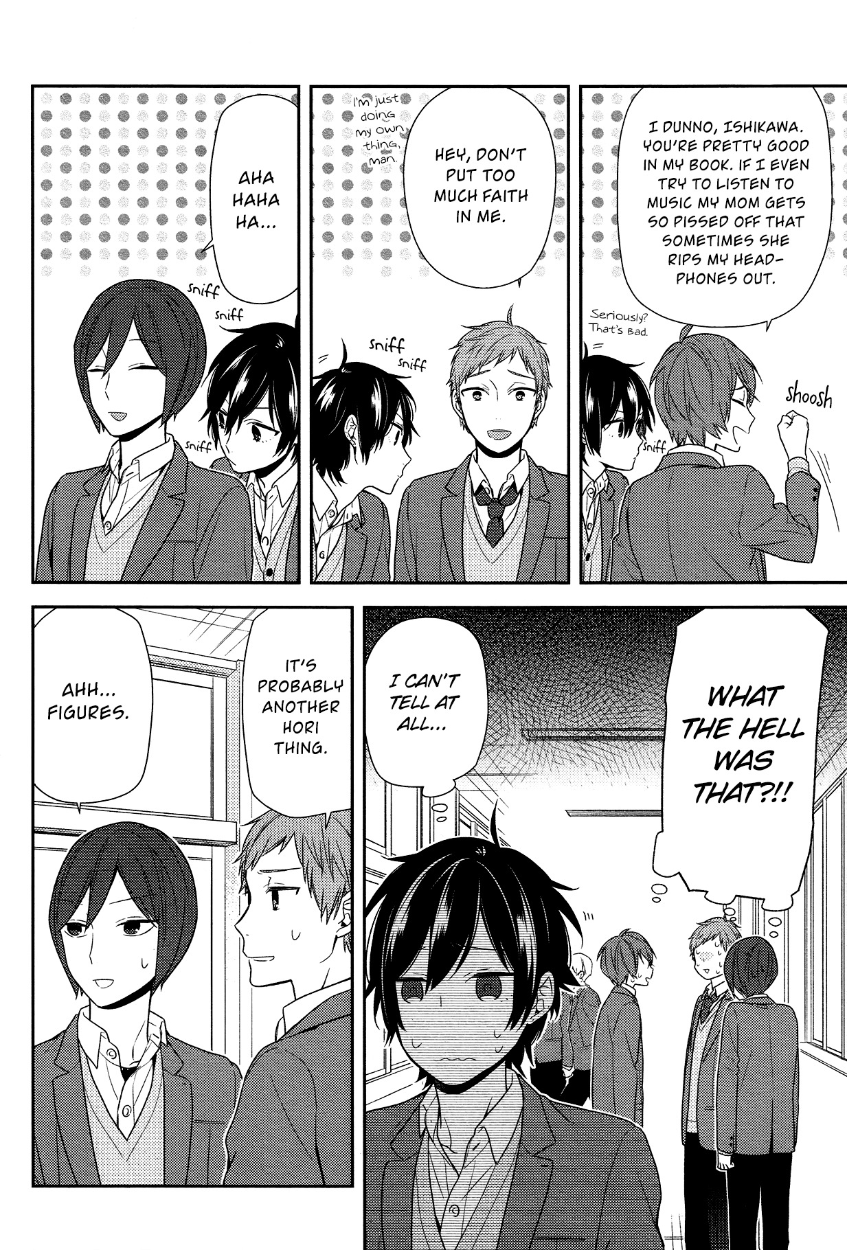 Horimiya Chapter 74 page 10 - Chapter 74: Smell