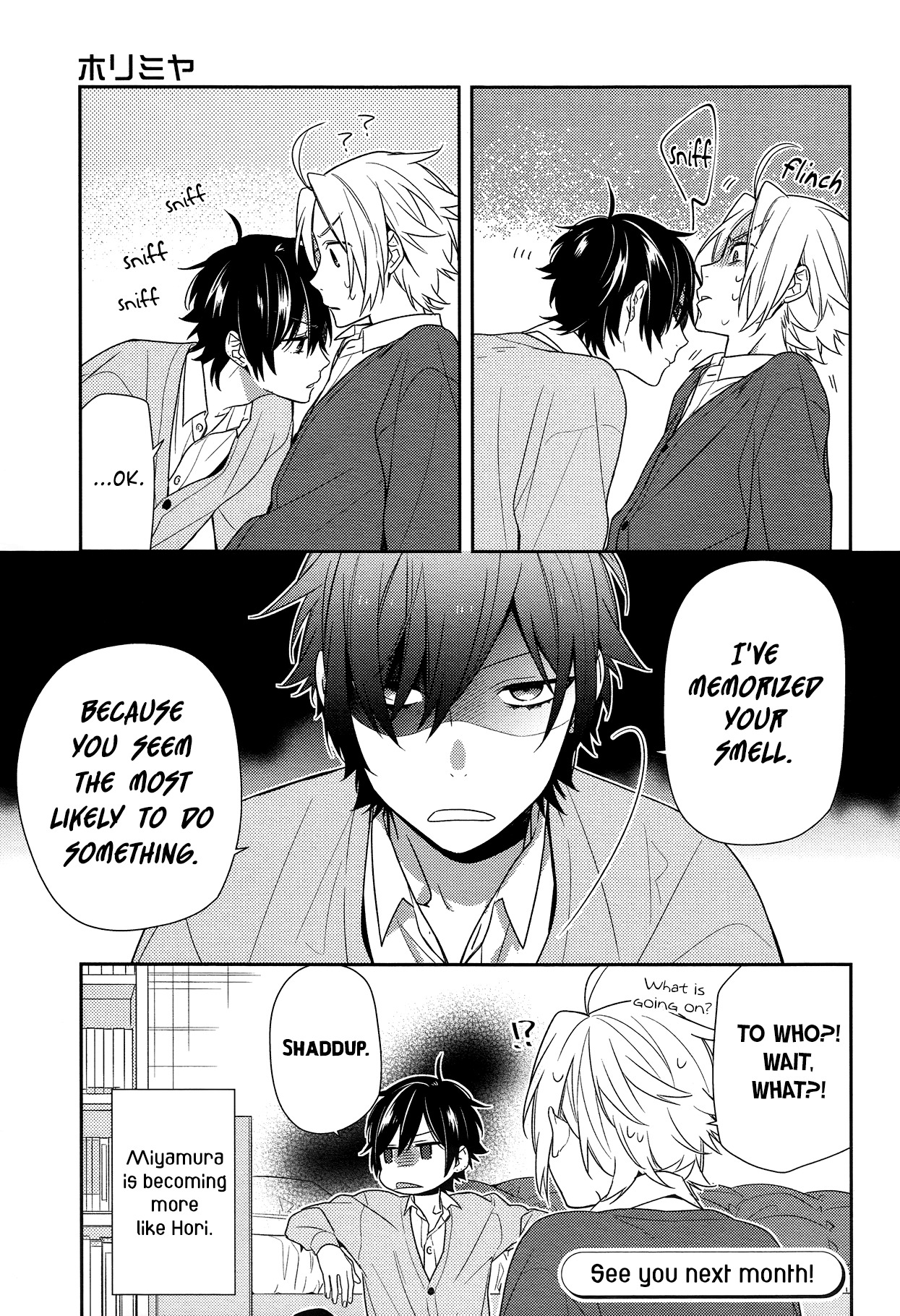 Horimiya Chapter 74 page 13 - Chapter 74: Smell