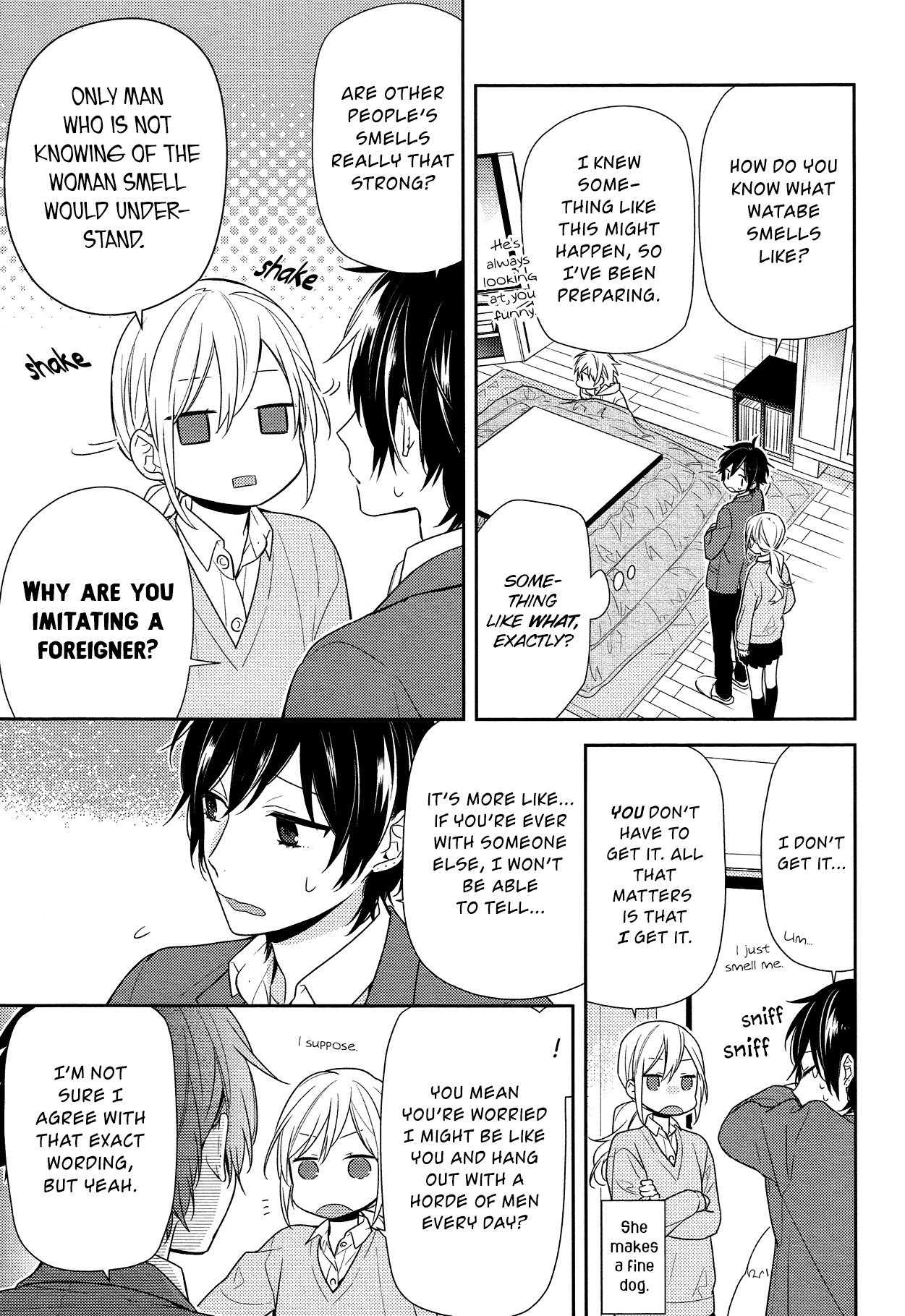 Horimiya Chapter 74 page 7 - Chapter 74: Smell