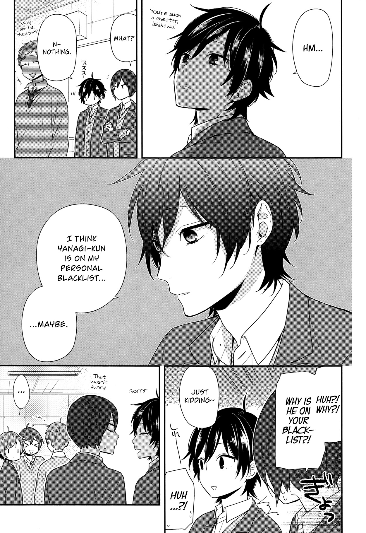 Horimiya Chapter 75 page 11 - Chapter 75: Blacklist