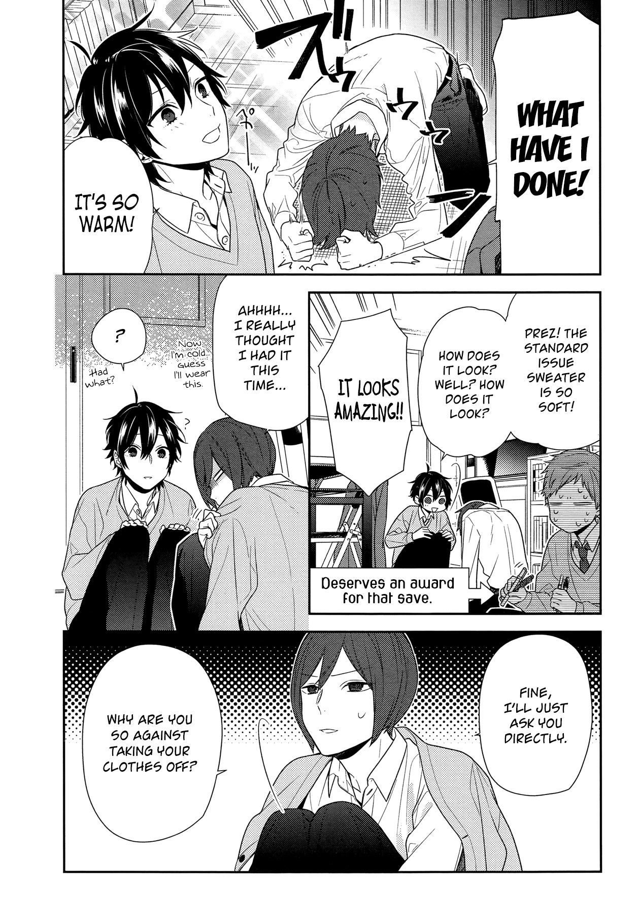 Horimiya Chapter 78 page 9 - Chapter 78: His Secret