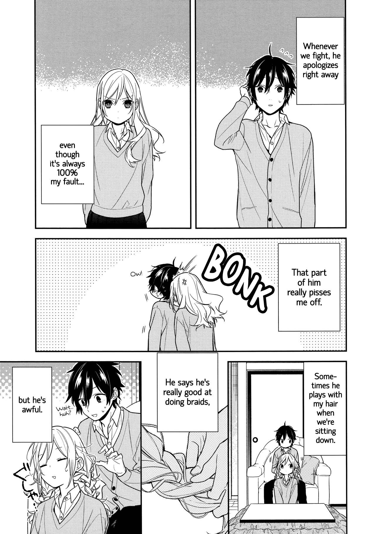 Horimiya Chapter 81 page 9 - Chapter 81: A Homely Sadist and the Son of a Baker