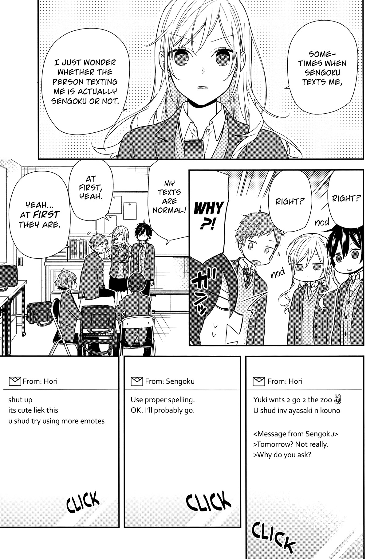 Horimiya Chapter 83 page 3 - Chapter 83: Can't Wake Up