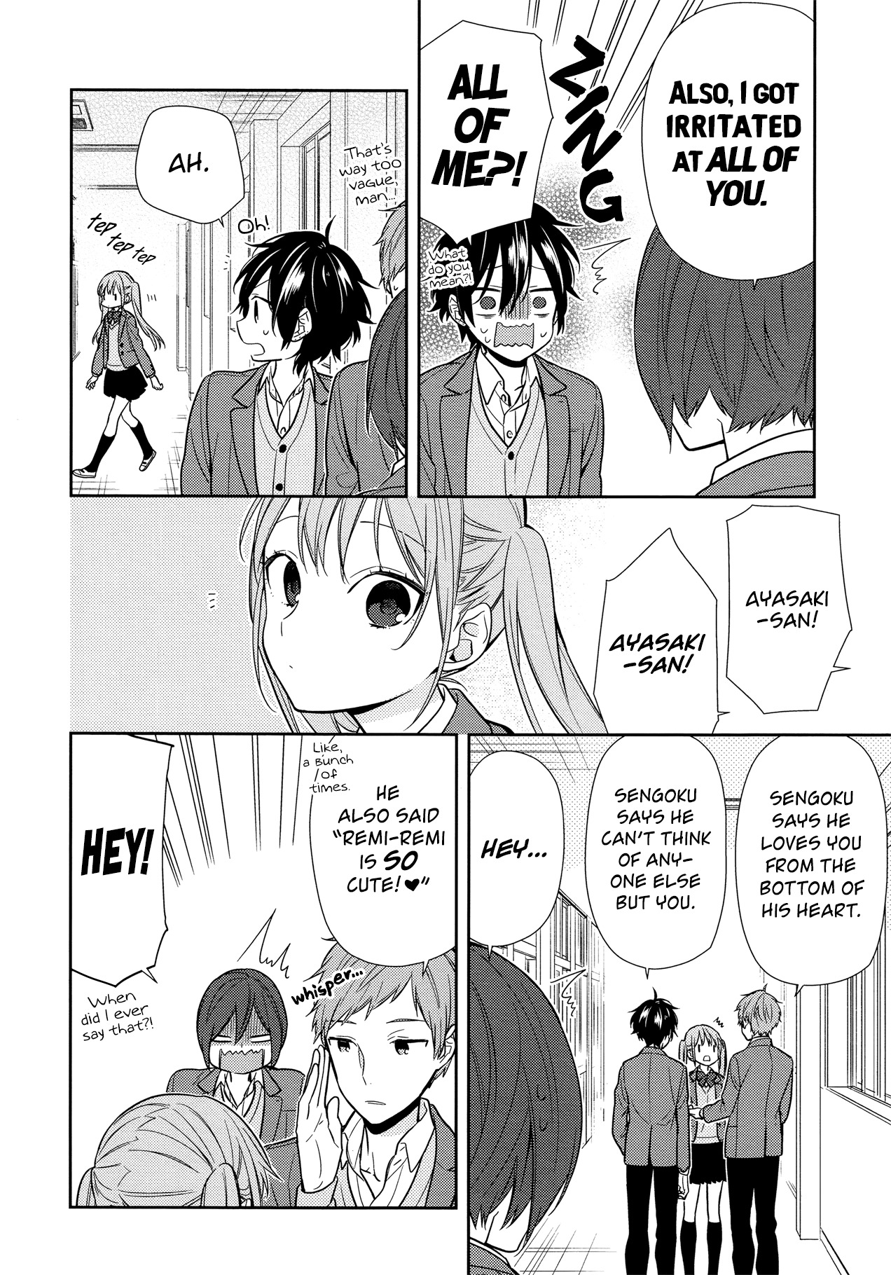 Horimiya Chapter 85 page 13 - Chapter 85: Keeping a Secret