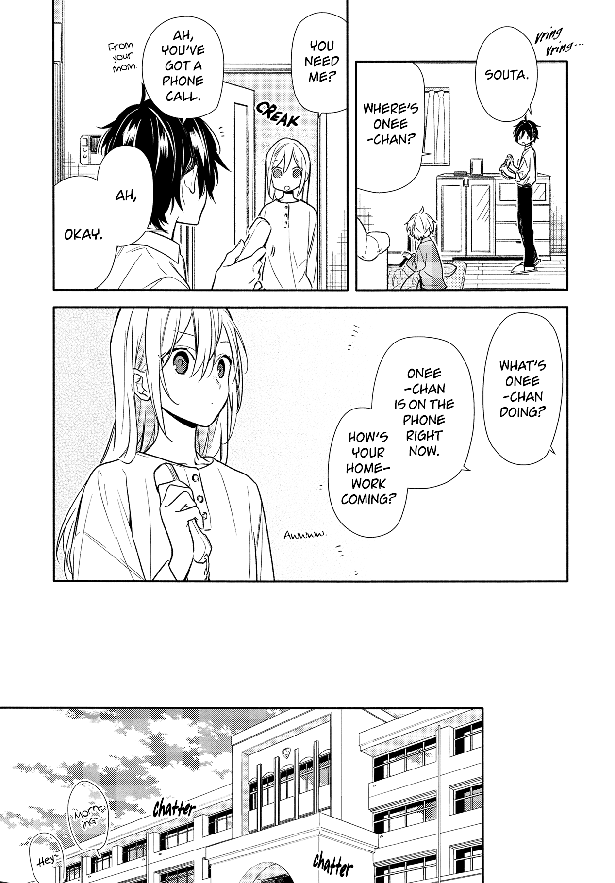 Horimiya Chapter 89 page 9 - Chapter 89: Onee-chan