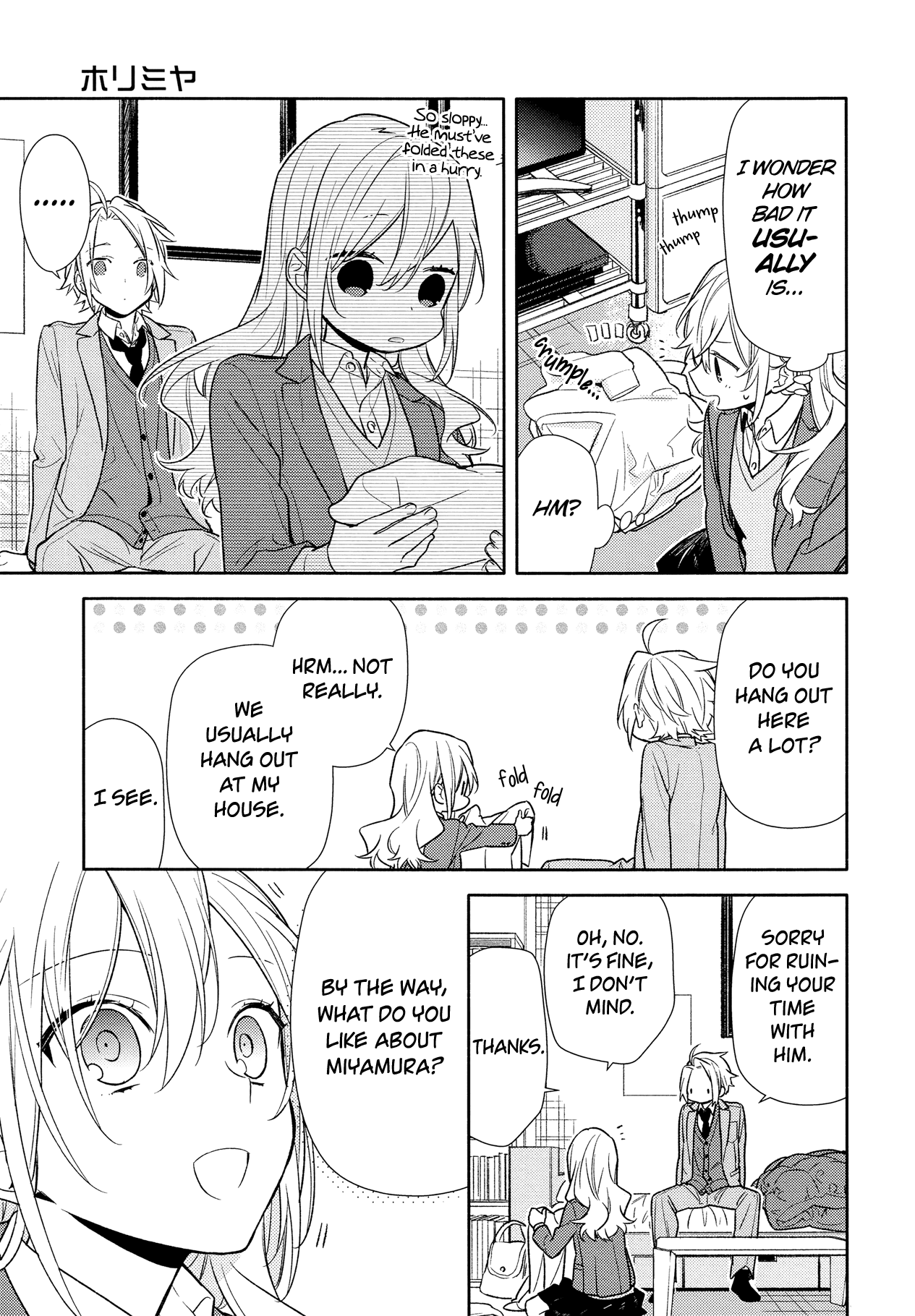 Horimiya Chapter 90 page 11 - Chapter 90: I L-L-L...