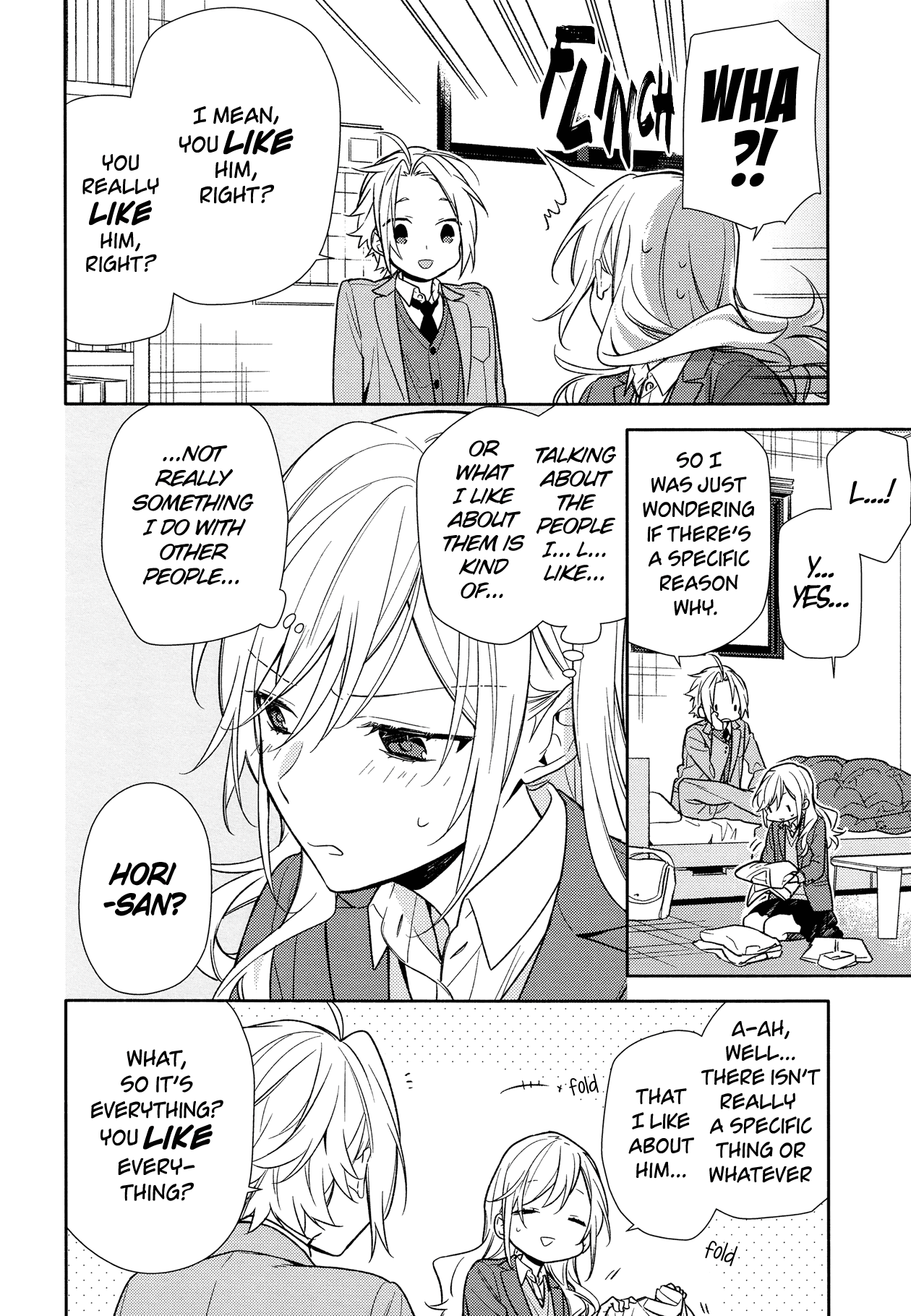 Horimiya Chapter 90 page 12 - Chapter 90: I L-L-L...