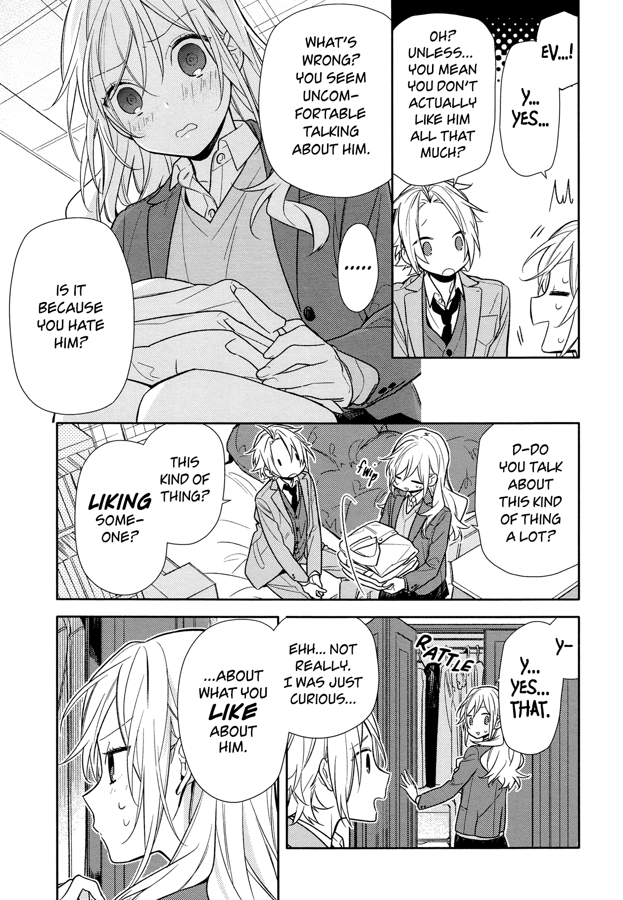 Horimiya Chapter 90 page 13 - Chapter 90: I L-L-L...