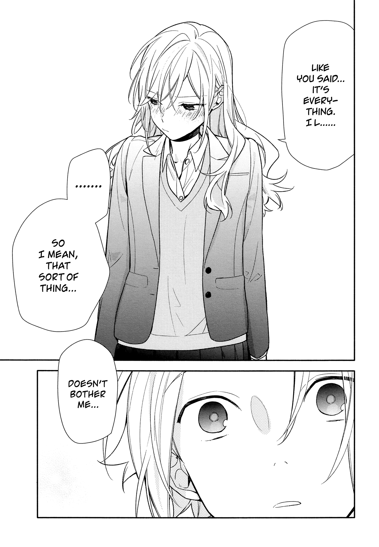 Horimiya Chapter 90 page 17 - Chapter 90: I L-L-L...