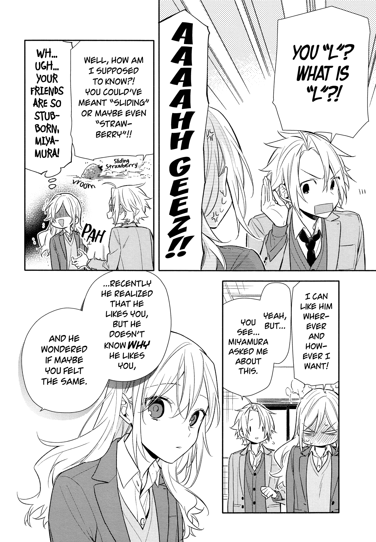 Horimiya Chapter 90 page 18 - Chapter 90: I L-L-L...