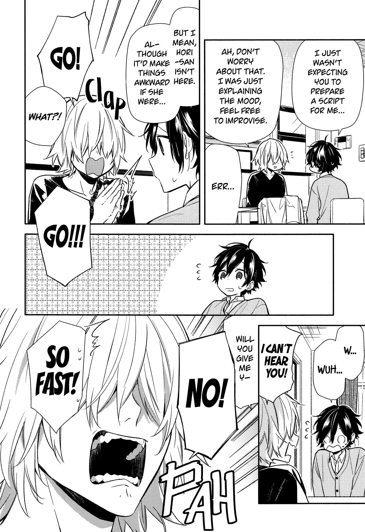 Horimiya Chapter 90 page 4 - Chapter 90: I L-L-L...
