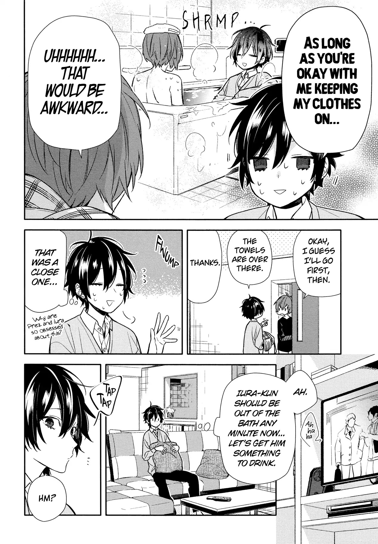 Horimiya Chapter 92 page 10 - Chapter 92: Bath