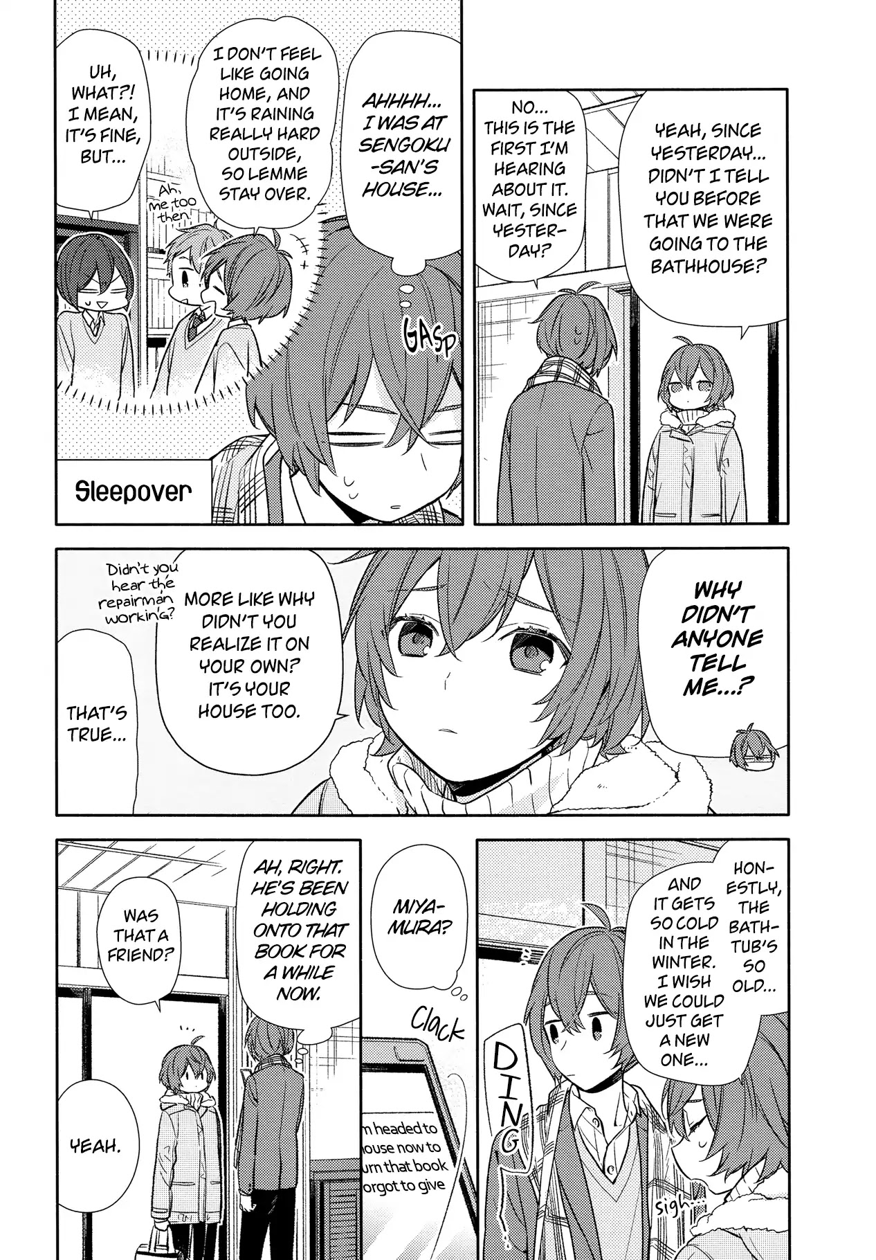 Horimiya Chapter 92 page 6 - Chapter 92: Bath