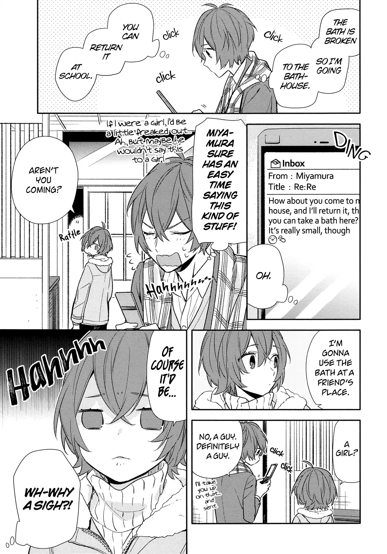 Horimiya Chapter 92 page 7 - Chapter 92: Bath