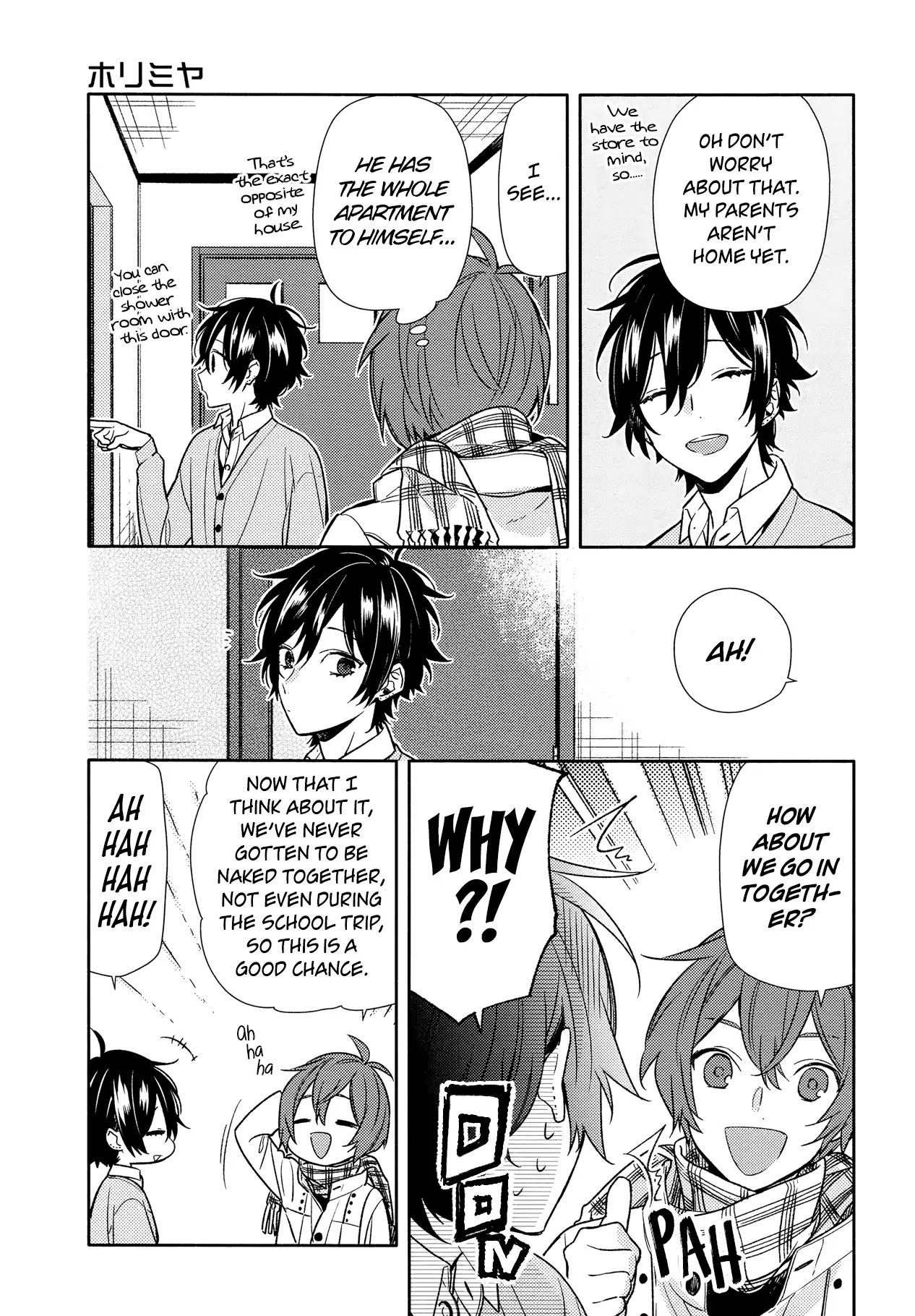 Horimiya Chapter 92 page 9 - Chapter 92: Bath