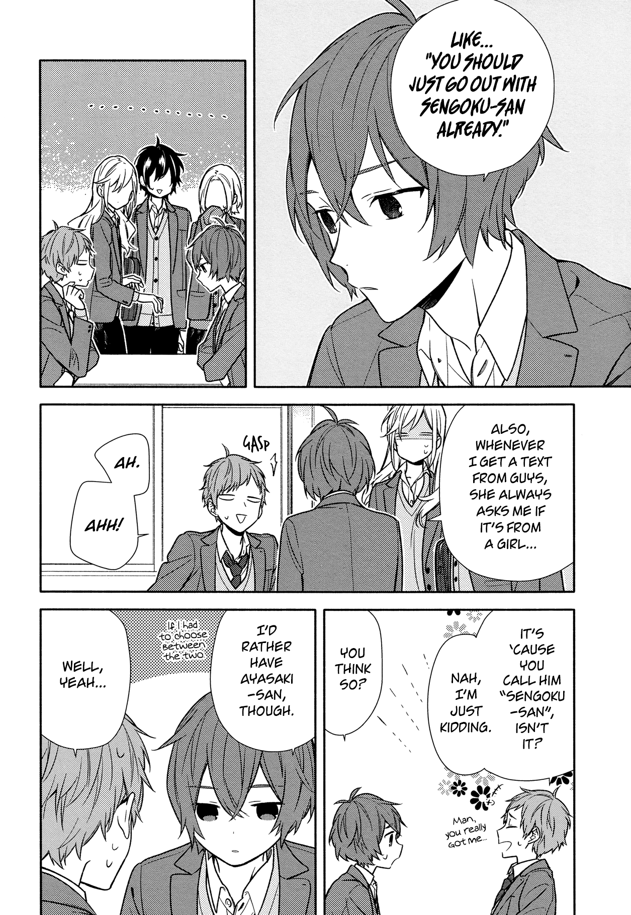 Horimiya Chapter 93 page 12 - Chapter 93: Campus Tour (1)
