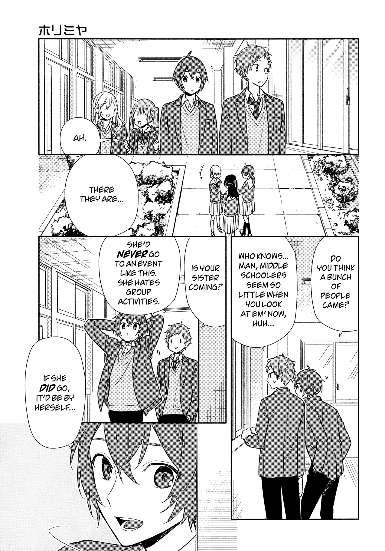 Horimiya Chapter 94 page 11 - Chapter 94: Campus Tour (2)