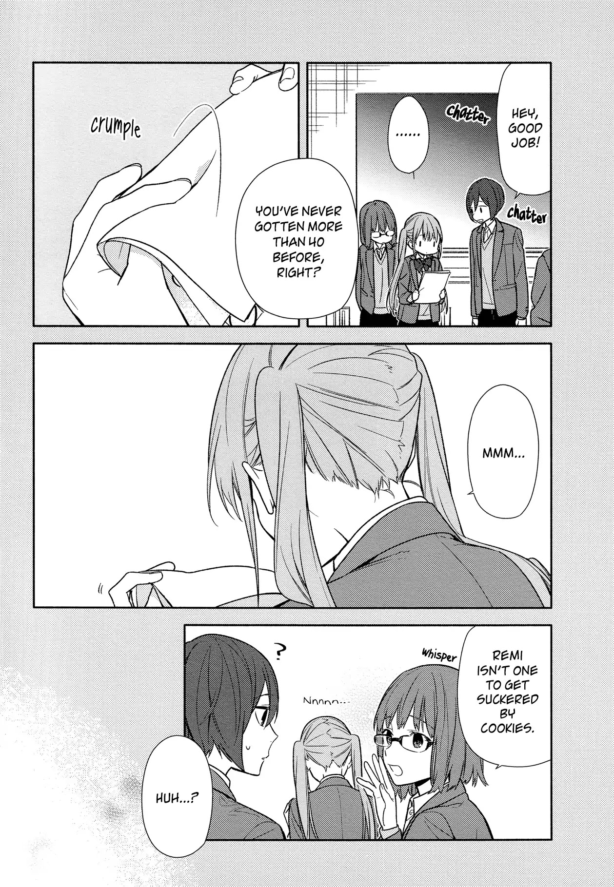 Horimiya Chapter 95 page 14 - Chapter 95: Sweetness, 60 Points