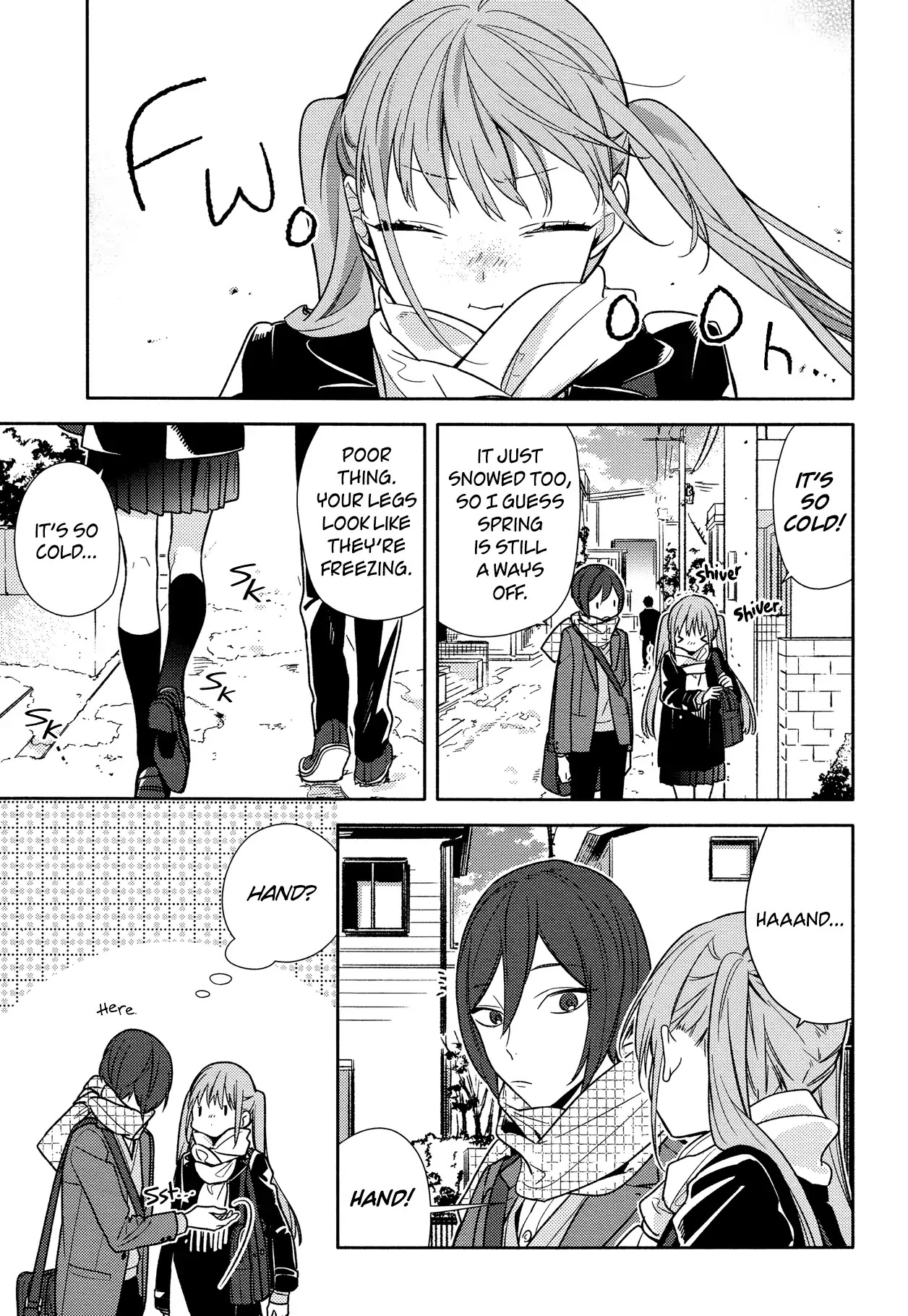 Horimiya Chapter 96 page 3 - Chapter 96: Cold Day