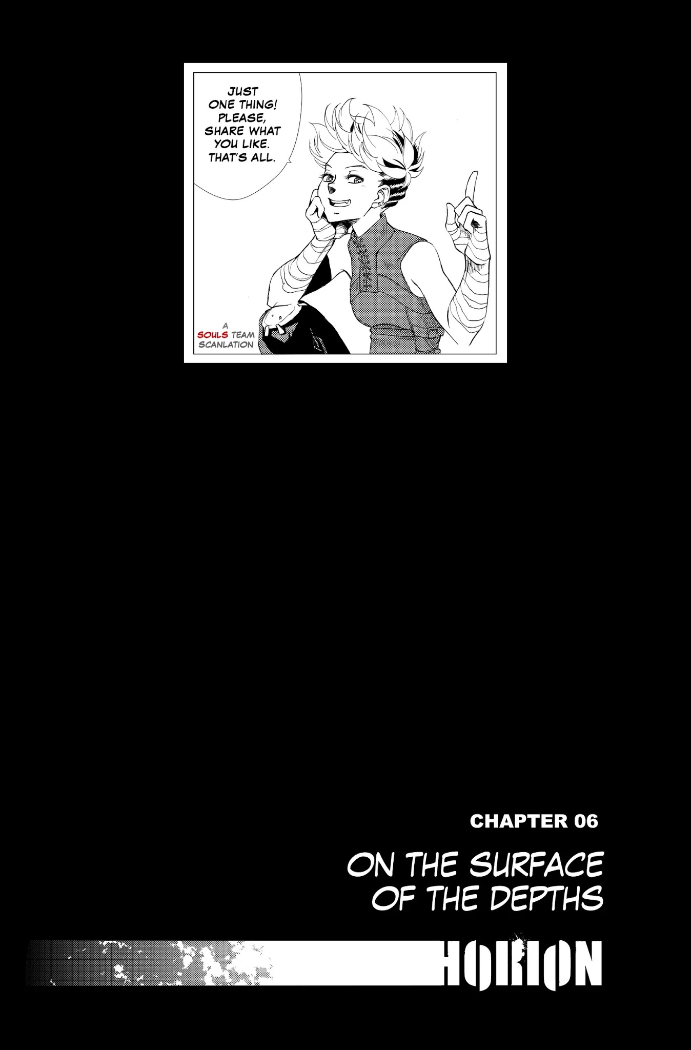 HORION Chapter 6 page 1 - Chapter 6: On The Surface Of The Depths