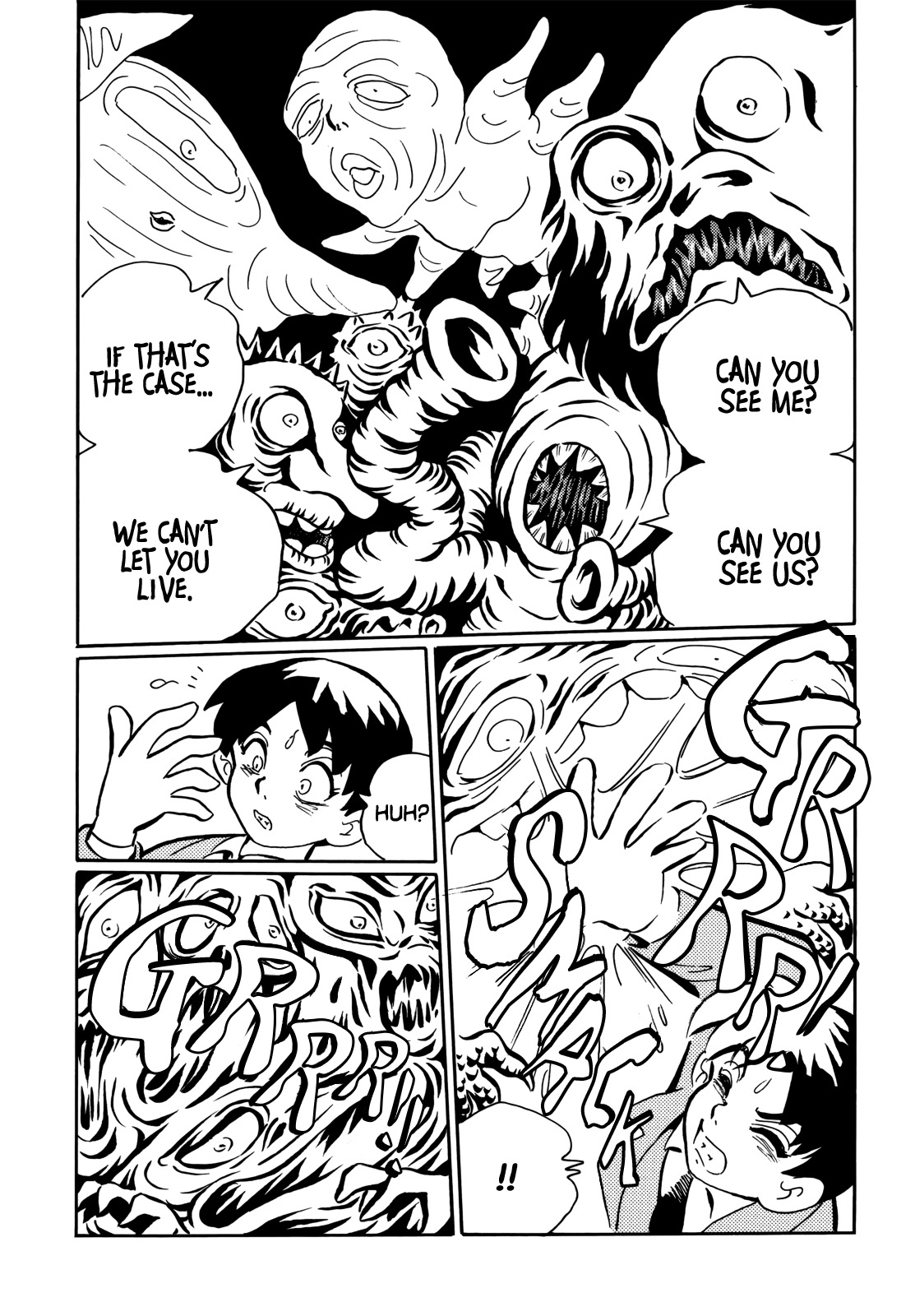 Horror Anthology Comic Shikaku Chapter 2 page 8 - Chapter 2: The Story that Ends with the Prologue (Takahashi Yousuke)