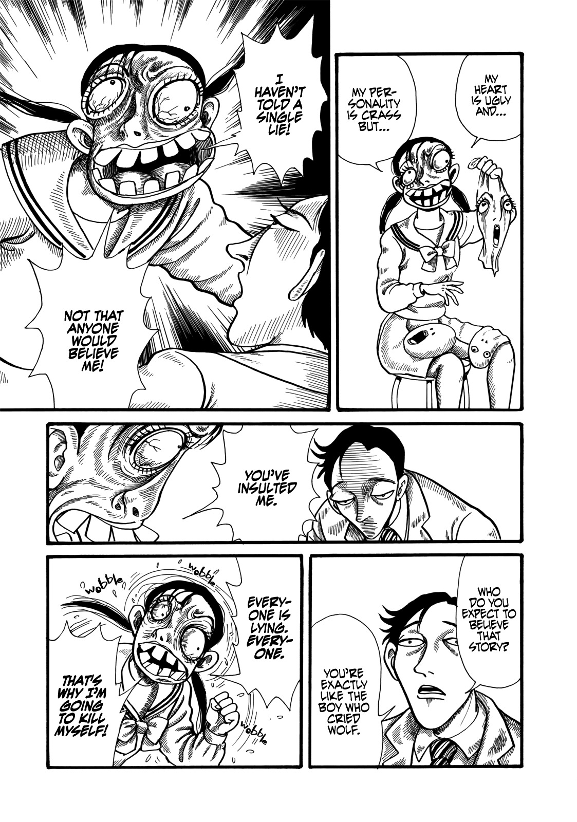 Horror Anthology Comic Shikaku Chapter 3 page 14 - Chapter 3: Spiritual Medicine (Inuki Kanako)