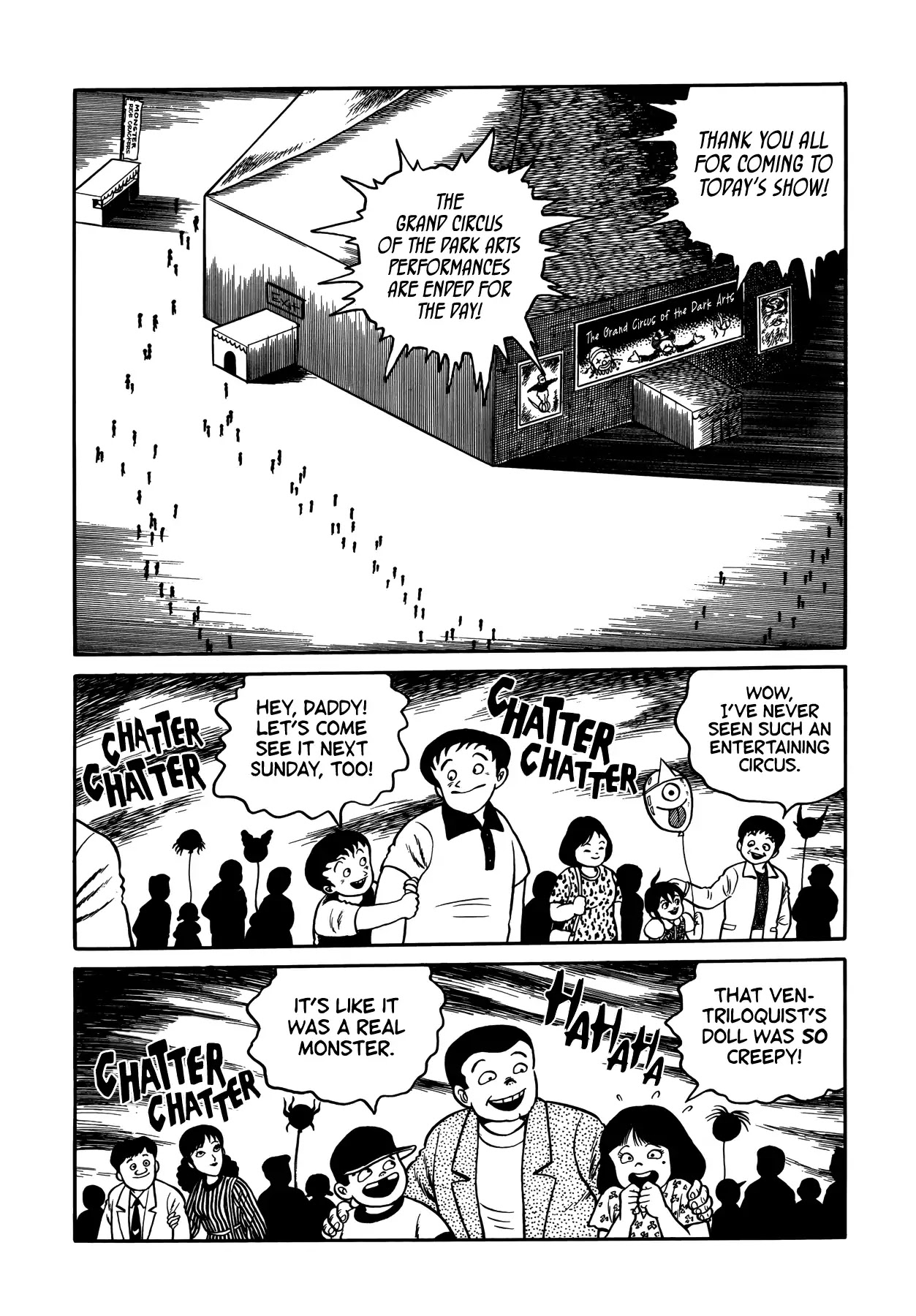 Horror Anthology Comic Shikaku Chapter 5 page 14 - Chapter 5: A Circus Tale [Hideshi Hino]