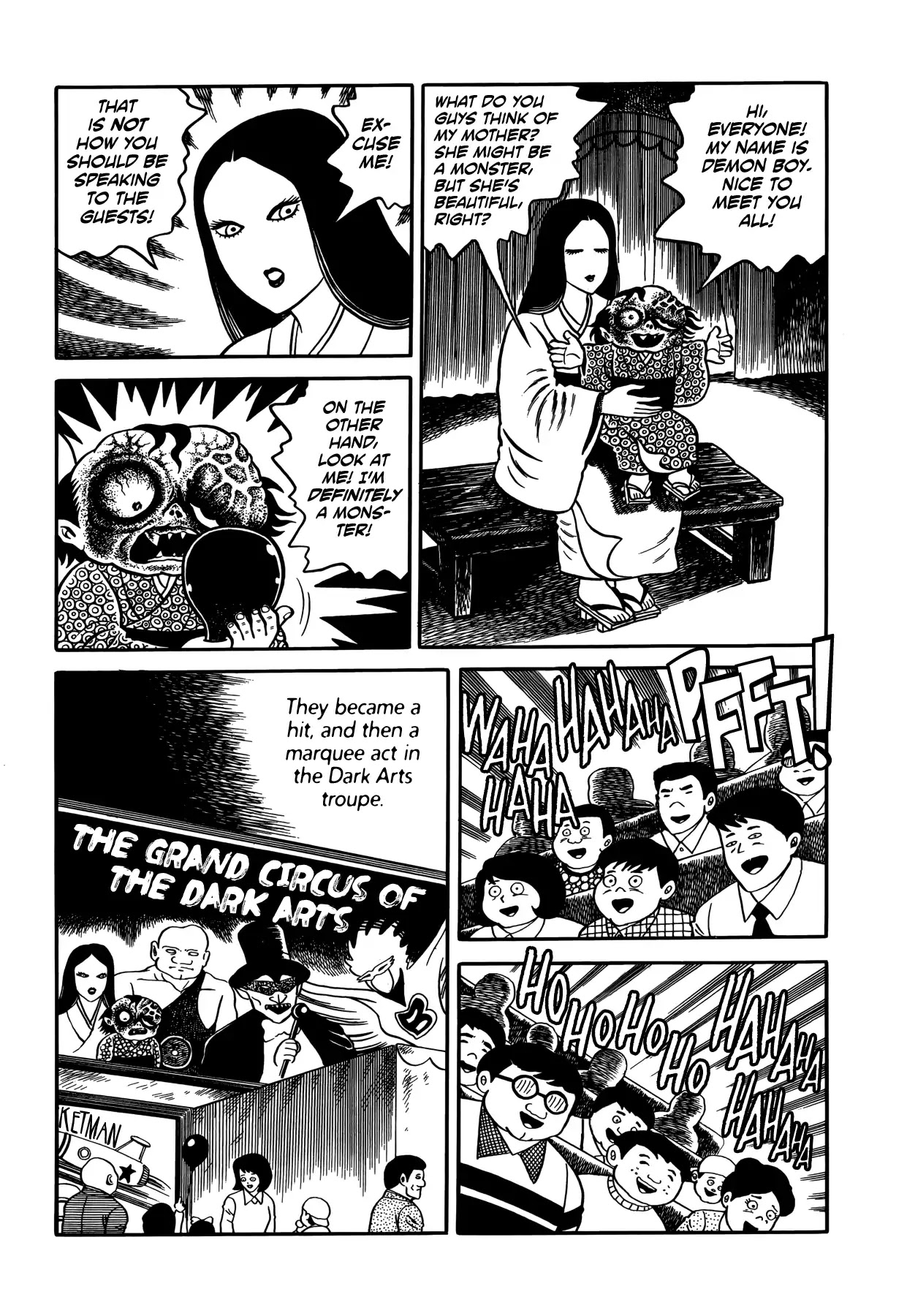 Horror Anthology Comic Shikaku Chapter 5 page 22 - Chapter 5: A Circus Tale [Hideshi Hino]