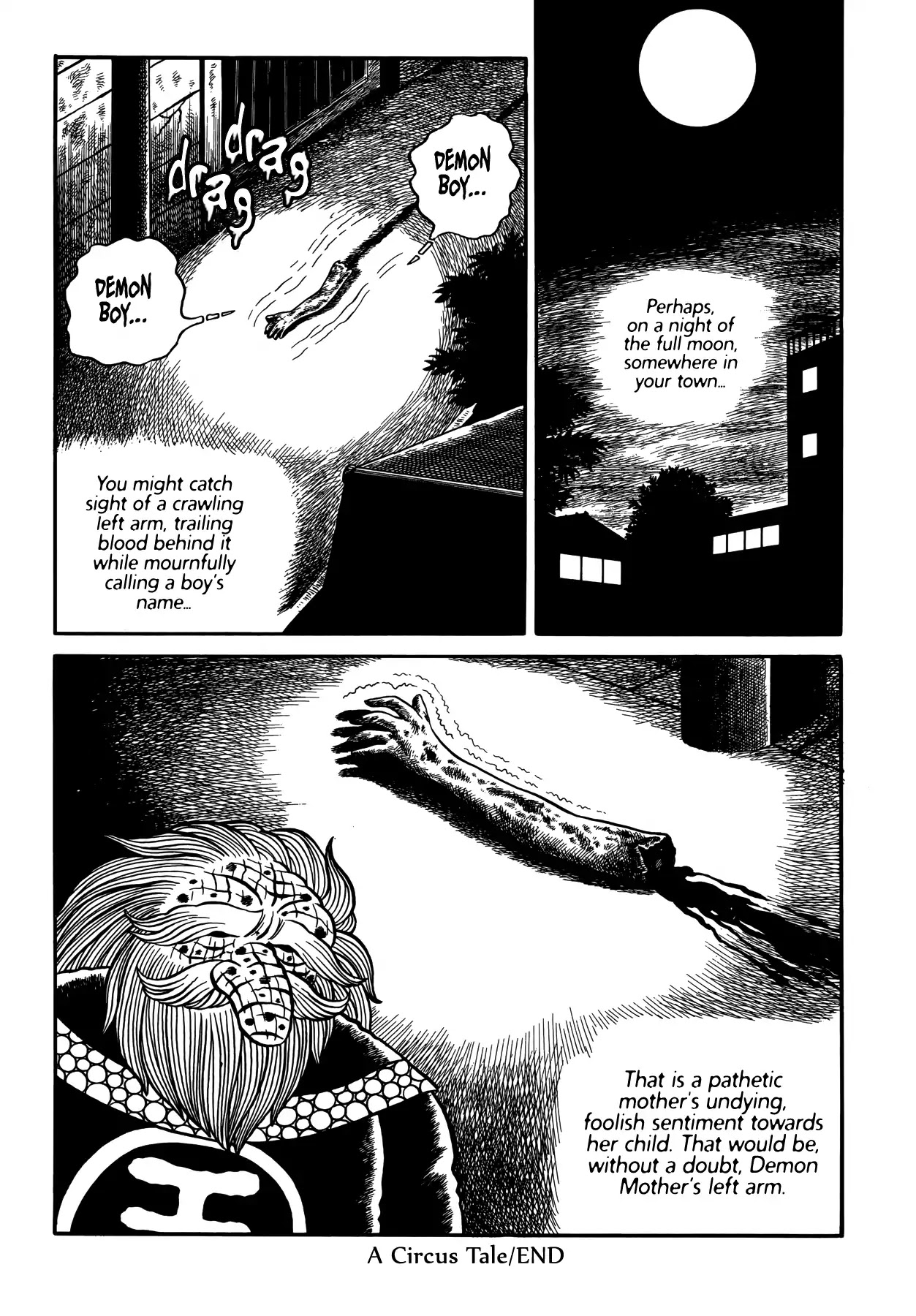 Horror Anthology Comic Shikaku Chapter 5 page 34 - Chapter 5: A Circus Tale [Hideshi Hino]