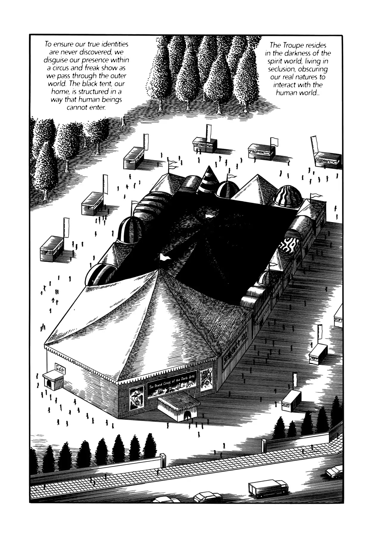 Horror Anthology Comic Shikaku Chapter 5 page 6 - Chapter 5: A Circus Tale [Hideshi Hino]