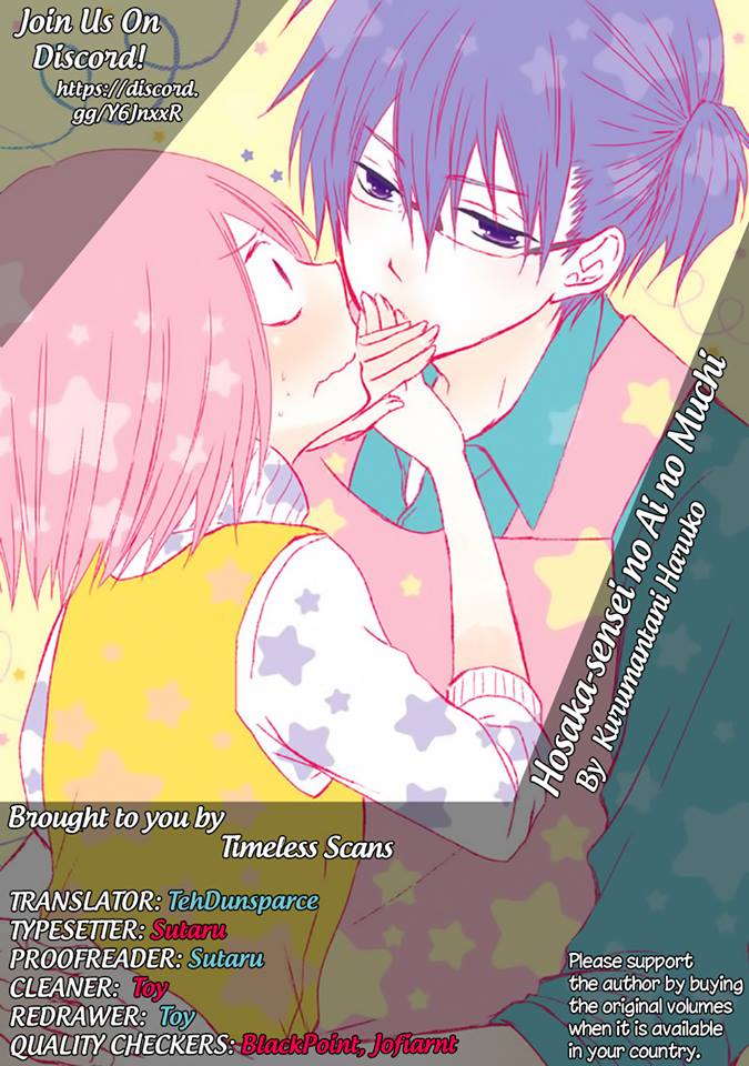 Hosaka-sensei no Ai no Muchi Chapter 11 page 1 - Chapter 11