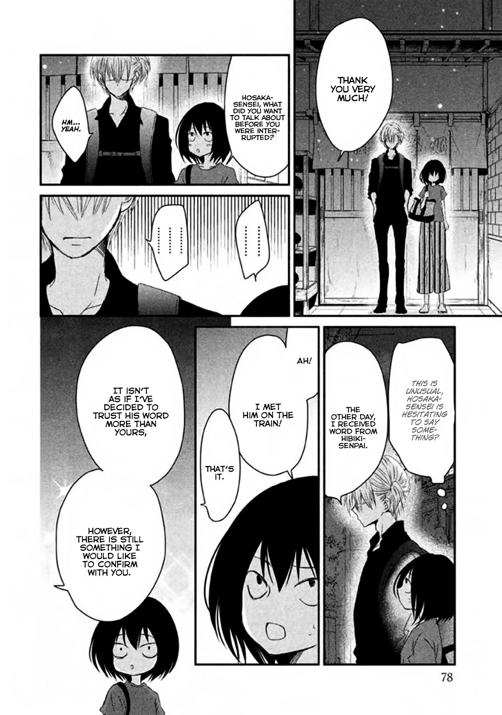 Hosaka-sensei no Ai no Muchi Chapter 6 page 37 - Chapter 6