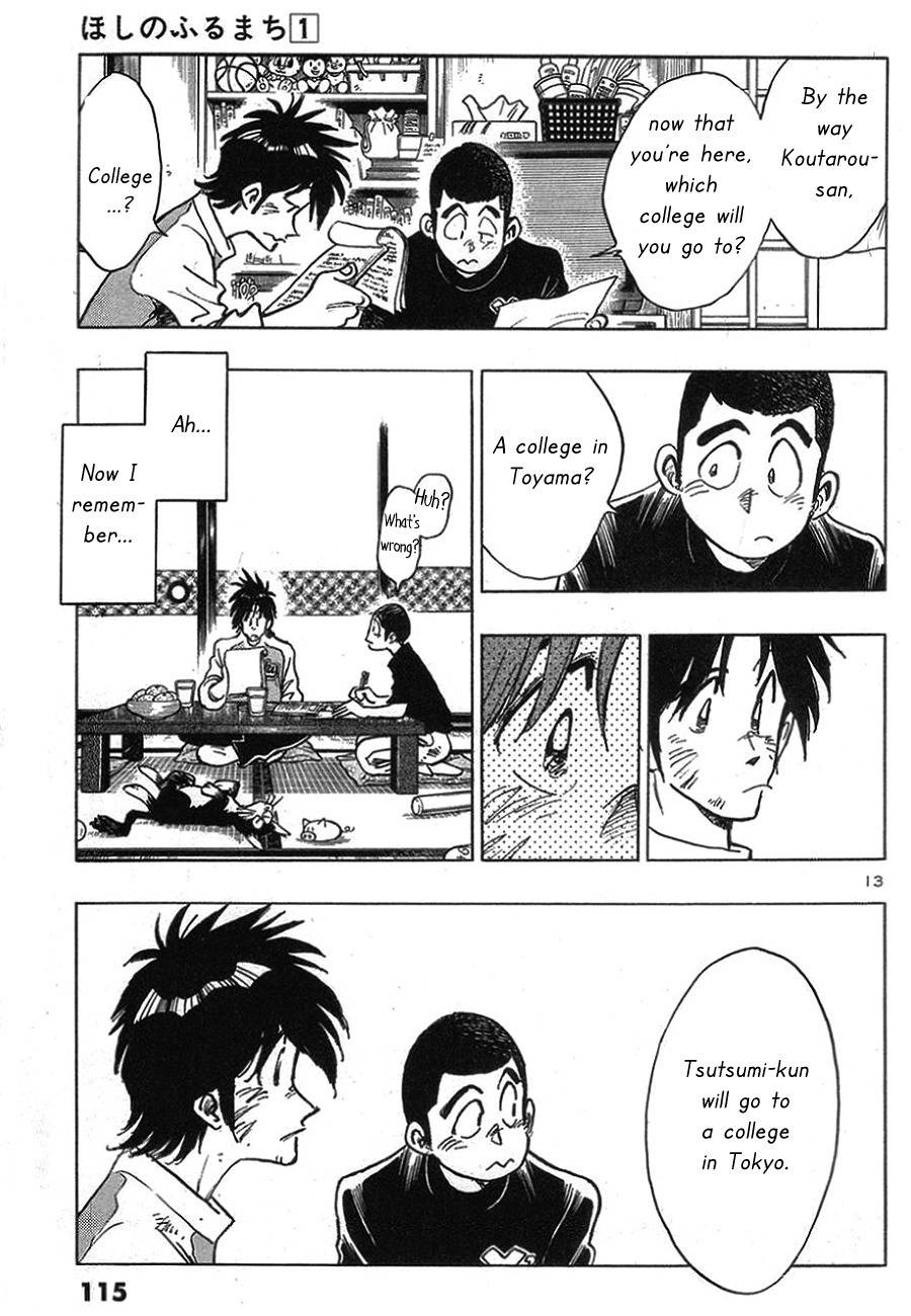 Hoshi no Furu Machi Chapter 5 page 13 - Chapter 5: One Year Left