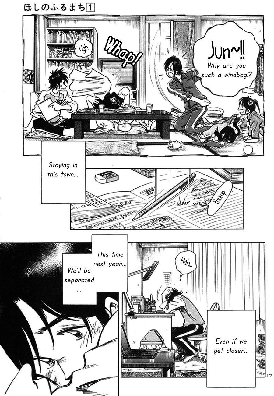 Hoshi no Furu Machi Chapter 5 page 17 - Chapter 5: One Year Left
