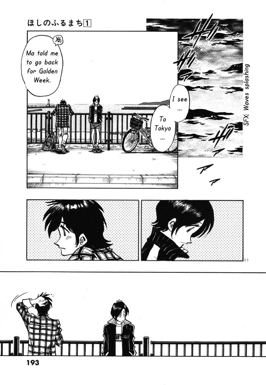 Hoshi no Furu Machi Chapter 9 page 11 - Chapter 9: The Farewell Bus