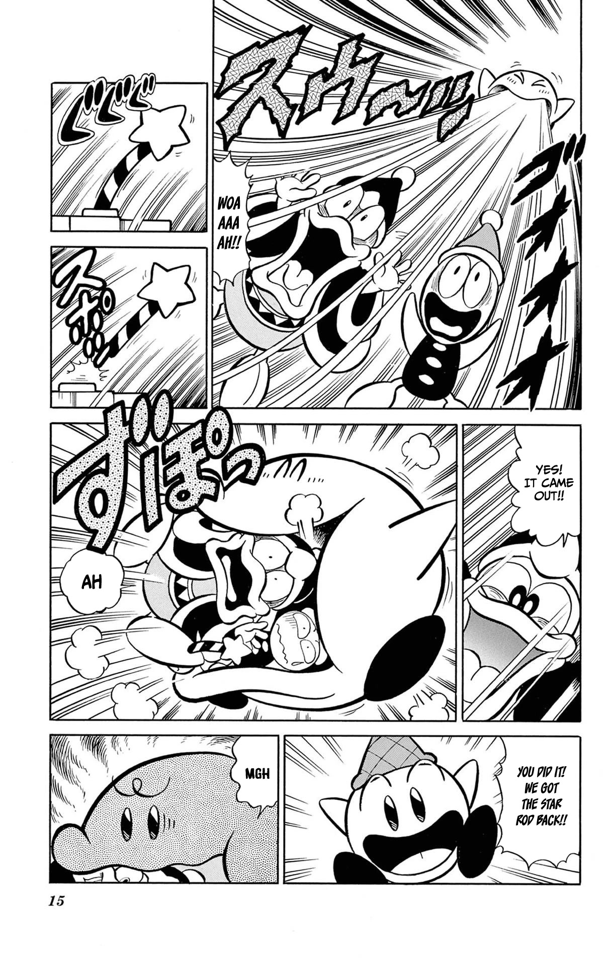 Hoshi no Kirby - Dedede de Pupupu na Monogatari Chapter 2 page 14 - Chapter 2: Kirby Vs King Dedede, a race to the top!!
