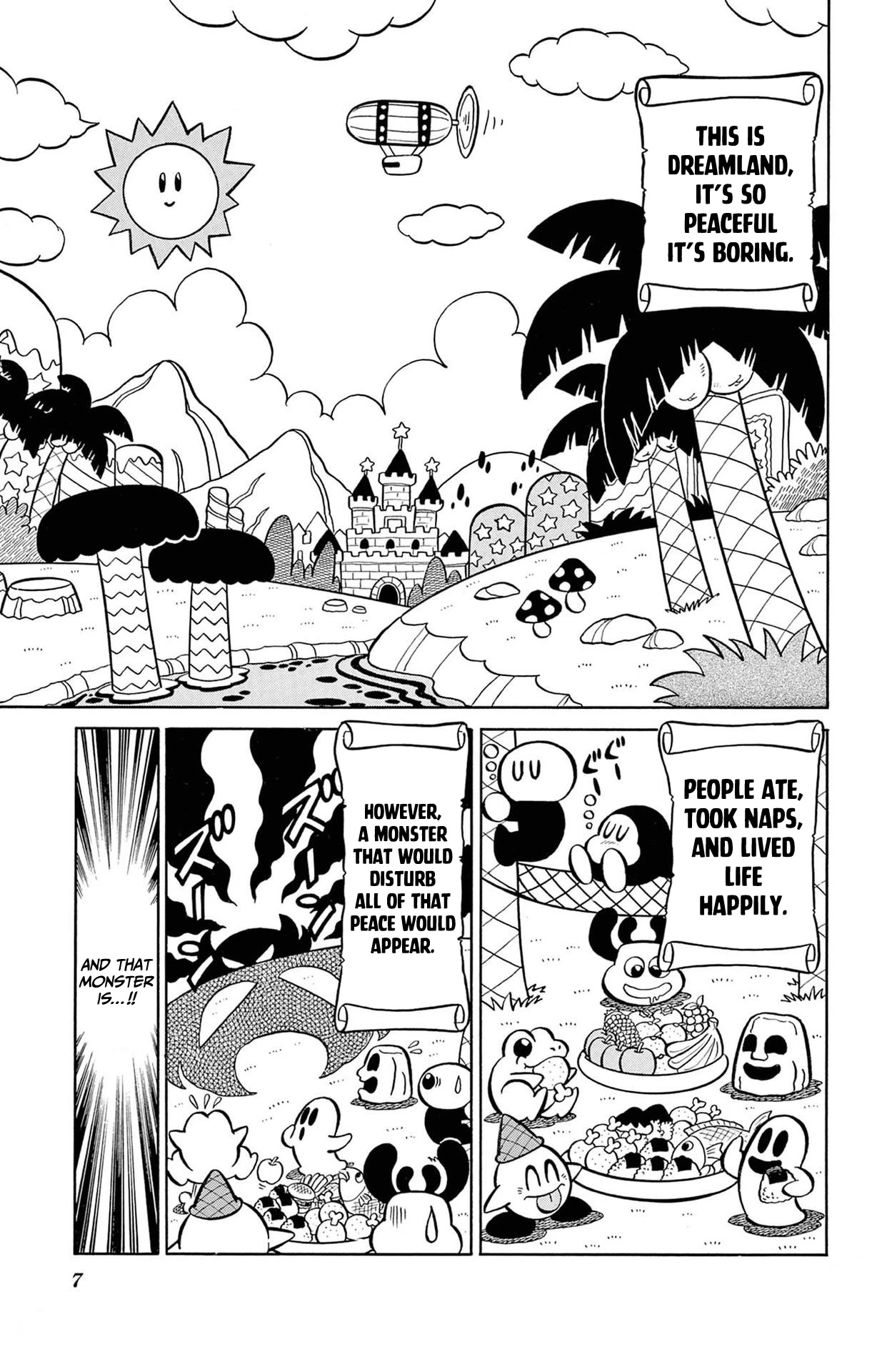 Hoshi no Kirby - Dedede de Pupupu na Monogatari Chapter 2 page 6 - Chapter 2: Kirby Vs King Dedede, a race to the top!!
