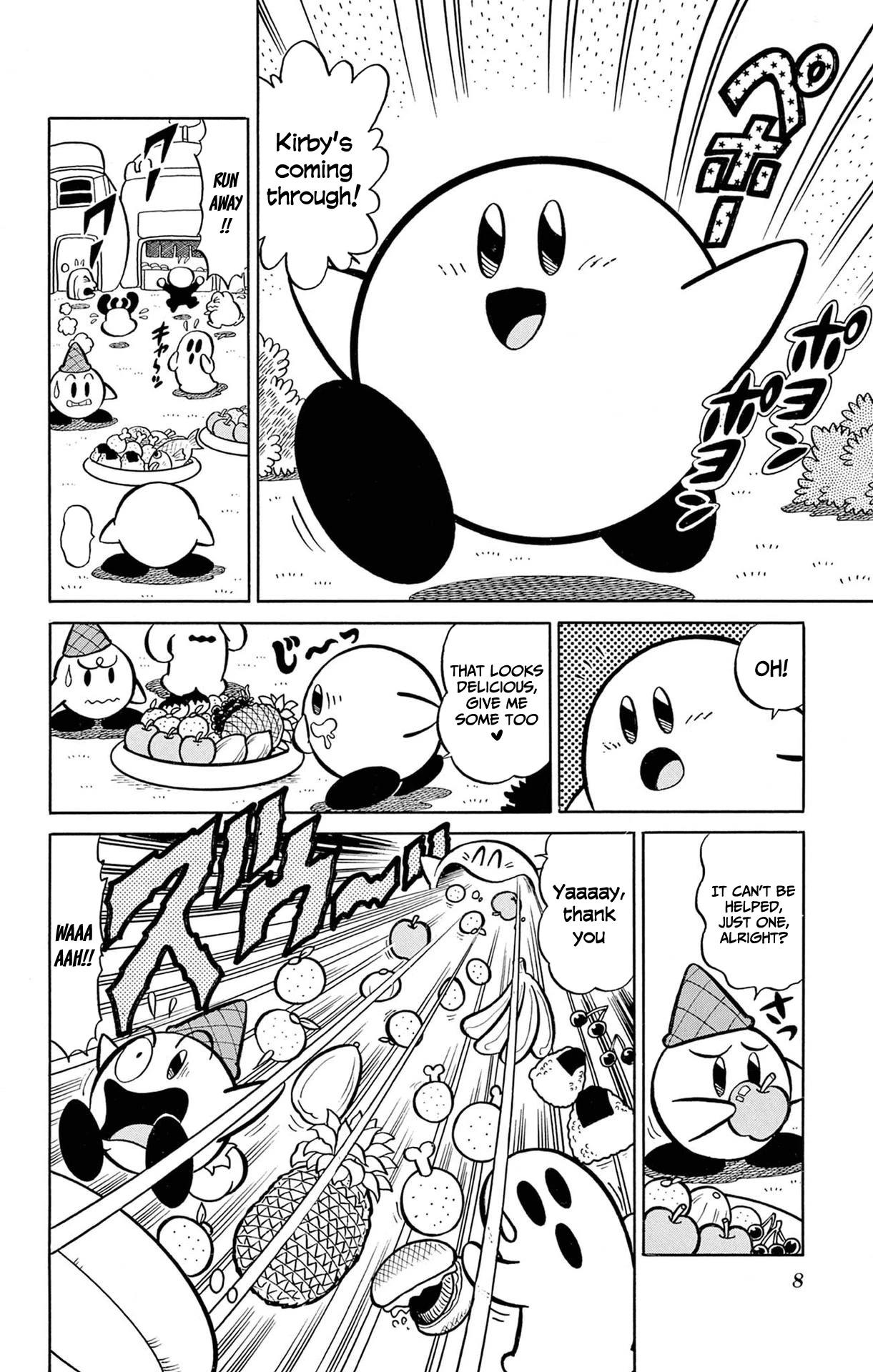 Hoshi no Kirby - Dedede de Pupupu na Monogatari Chapter 2 page 7 - Chapter 2: Kirby Vs King Dedede, a race to the top!!