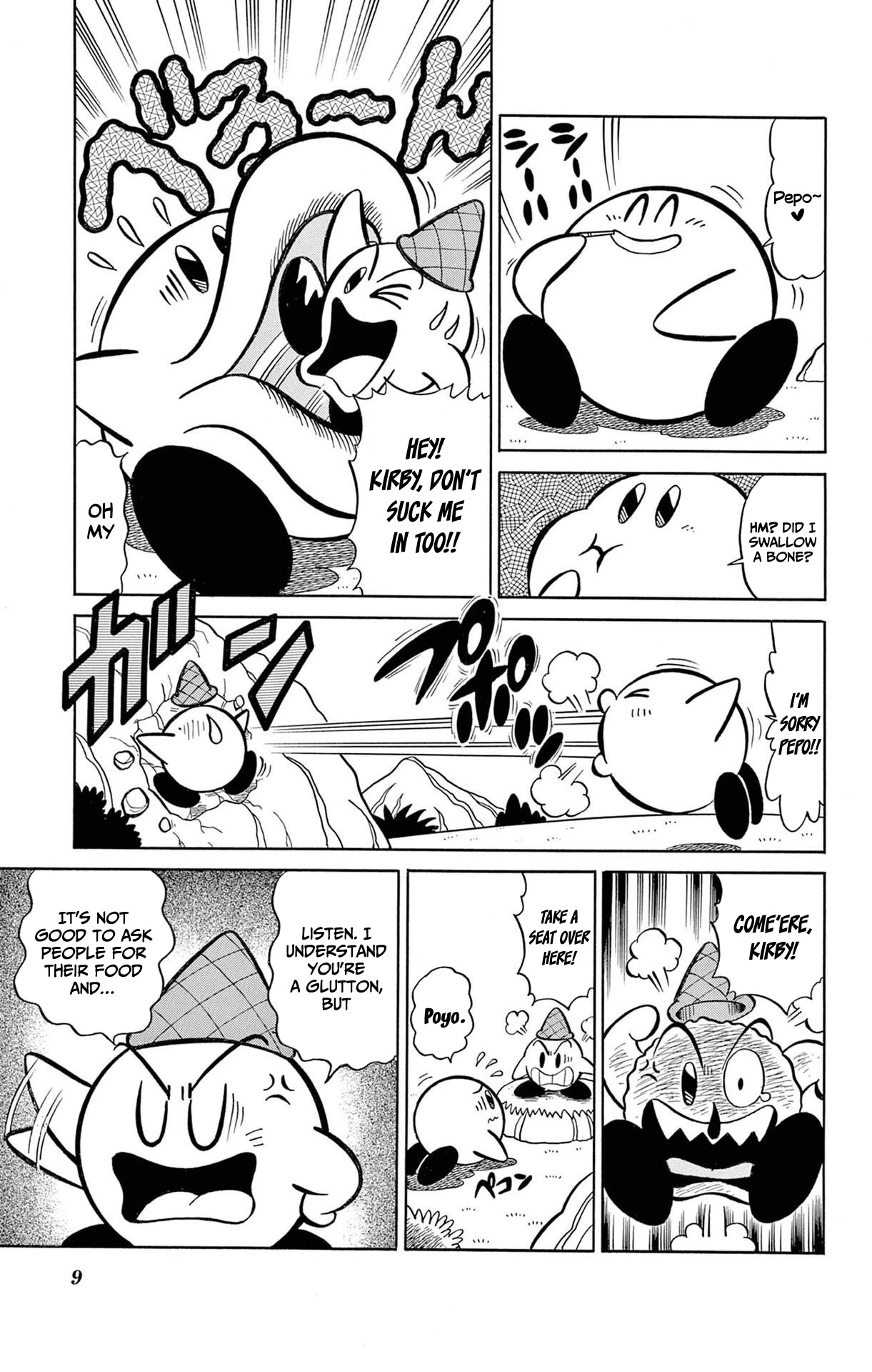 Hoshi no Kirby - Dedede de Pupupu na Monogatari Chapter 2 page 8 - Chapter 2: Kirby Vs King Dedede, a race to the top!!