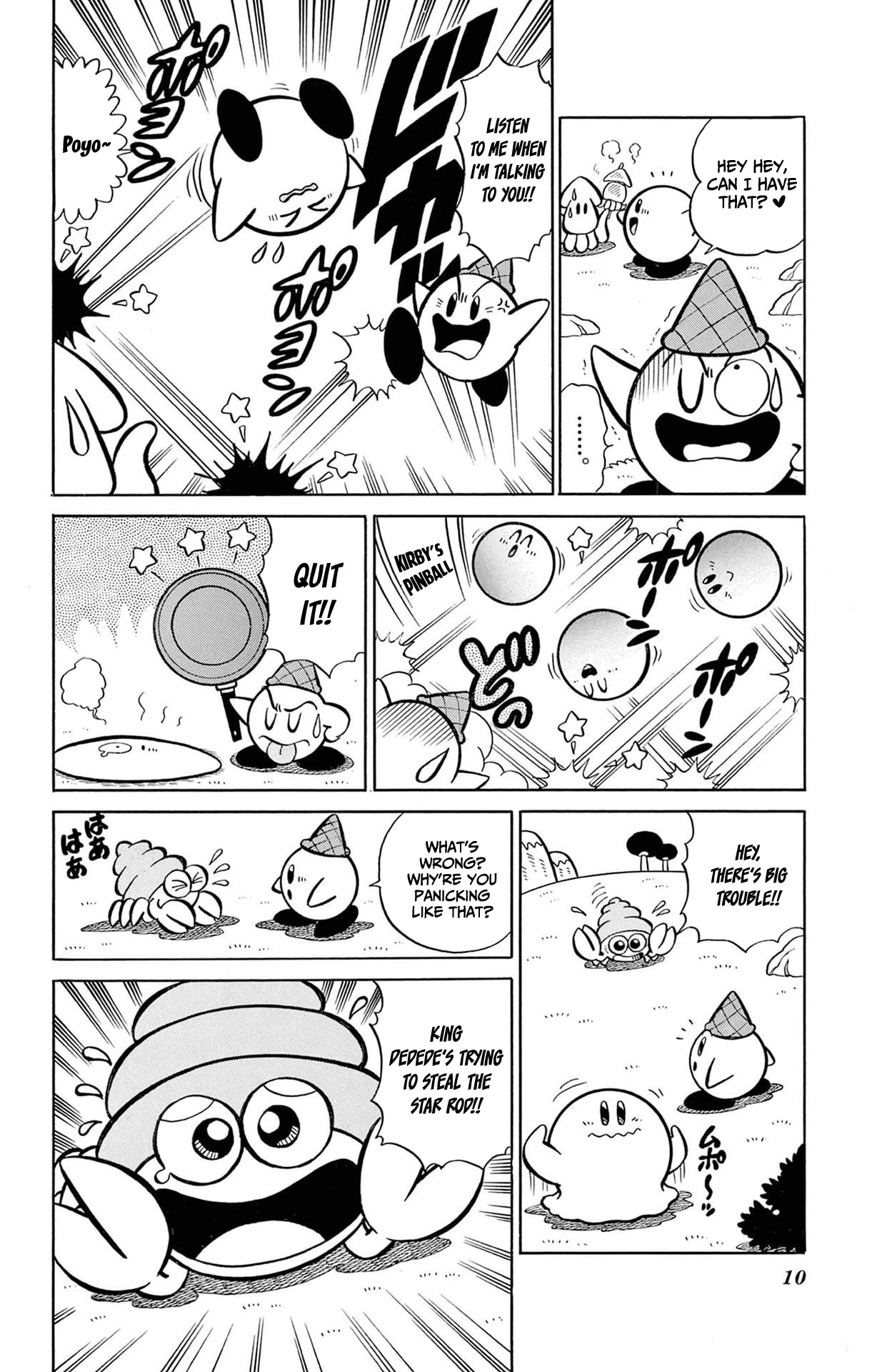 Hoshi no Kirby - Dedede de Pupupu na Monogatari Chapter 2 page 9 - Chapter 2: Kirby Vs King Dedede, a race to the top!!