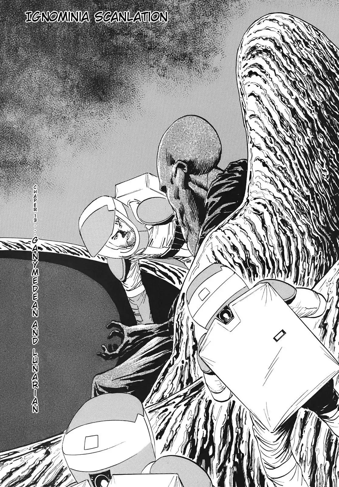 Hoshi o Tsugu Mono Chapter 13 page 1 - Chapter 13: Ganymedeans and Lunarians