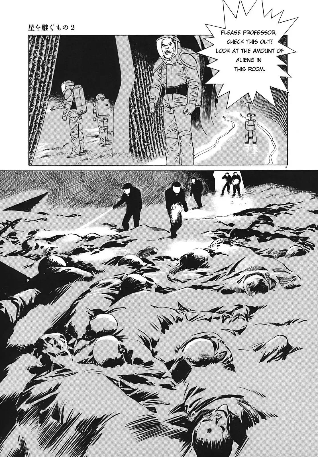 Hoshi o Tsugu Mono Chapter 13 page 5 - Chapter 13: Ganymedeans and Lunarians